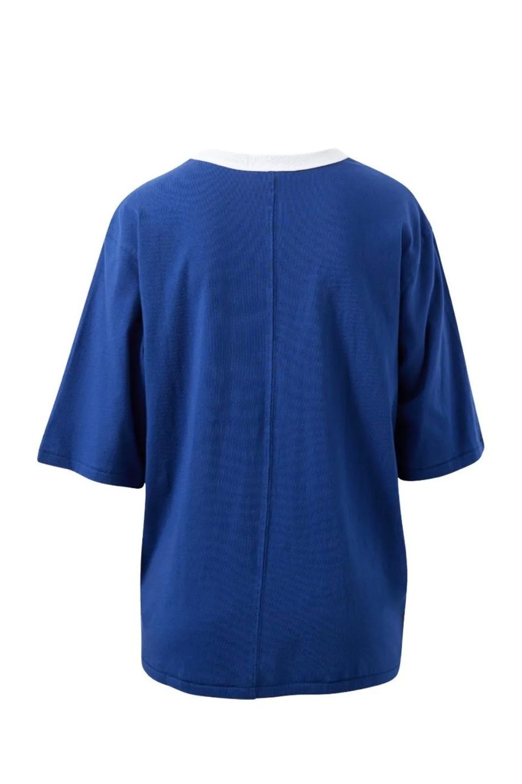 Luna Relaxed Tee | Prussian Blue/Ceres Script