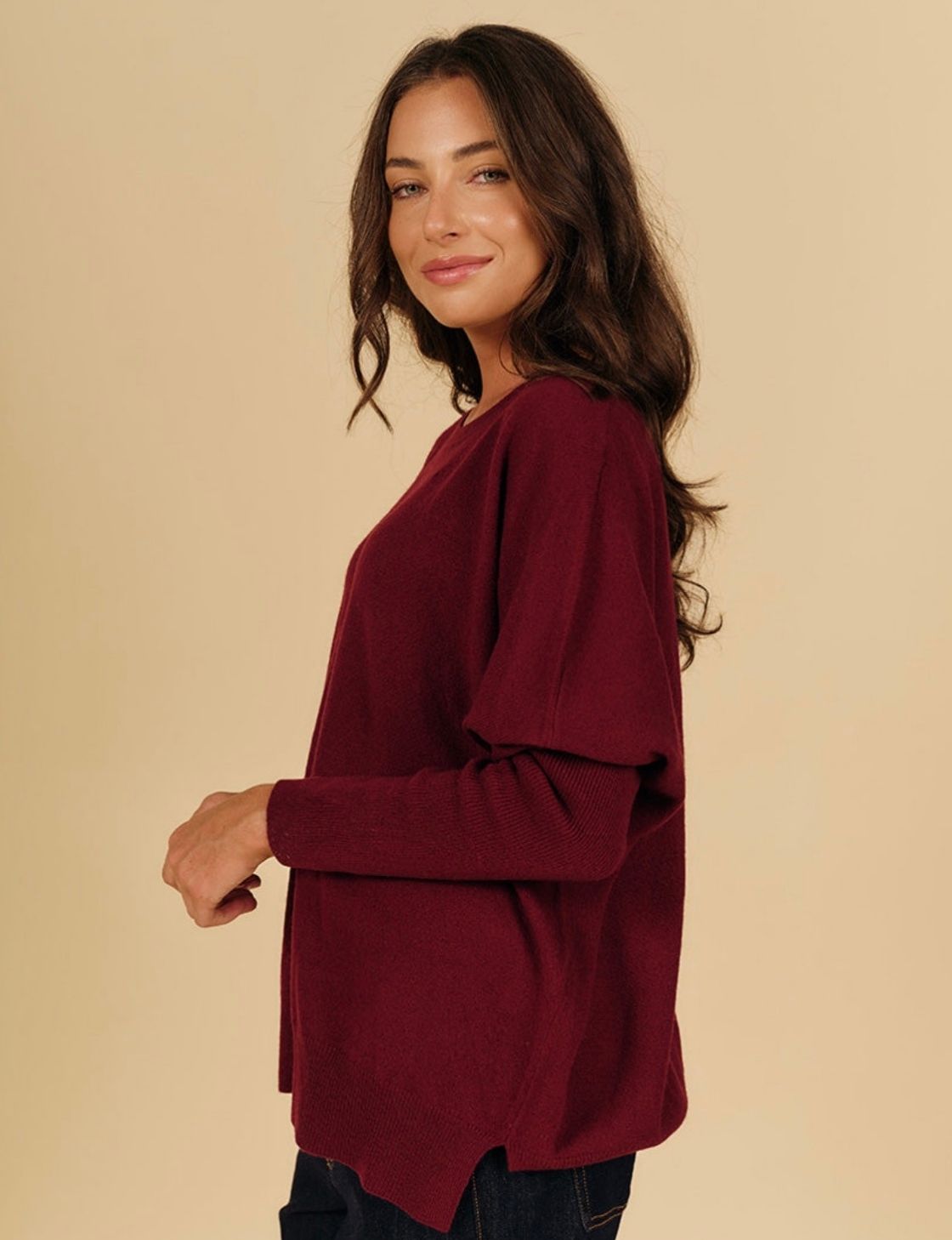 Vanessa Jumper | Burgundy