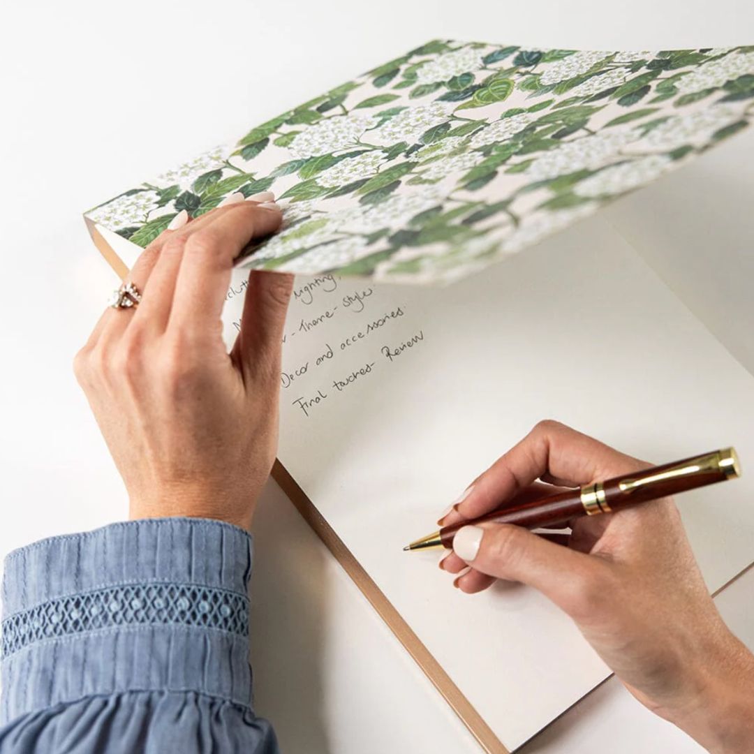 Hydrangea Notepad Jumbo Jotter