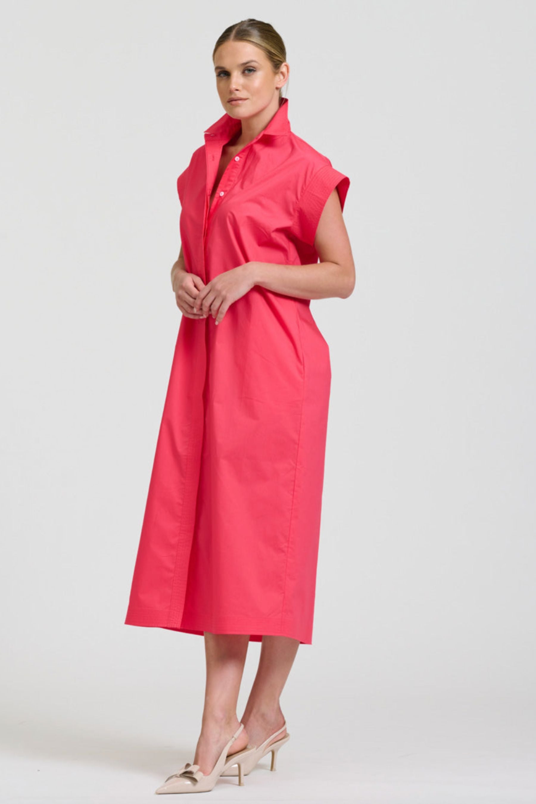 The Fifi Shirt Dress | Berry Crush