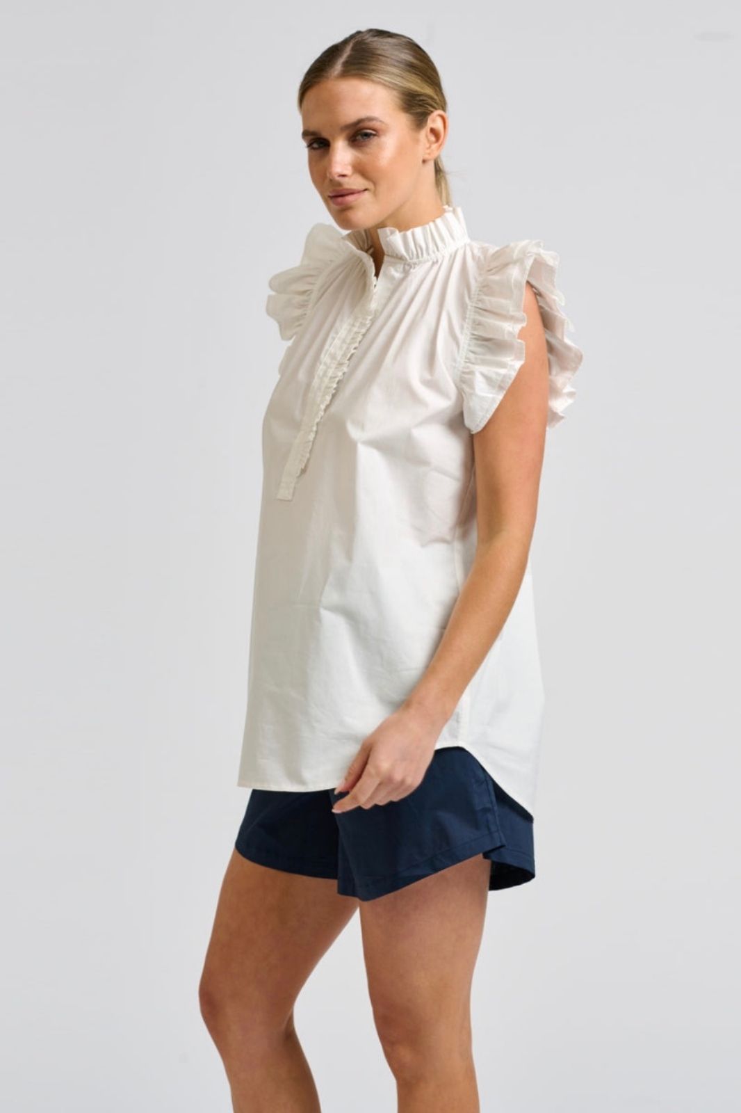 Ashley Trim Short | Navy
