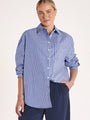 Emily Shirt | Navy Stripe
