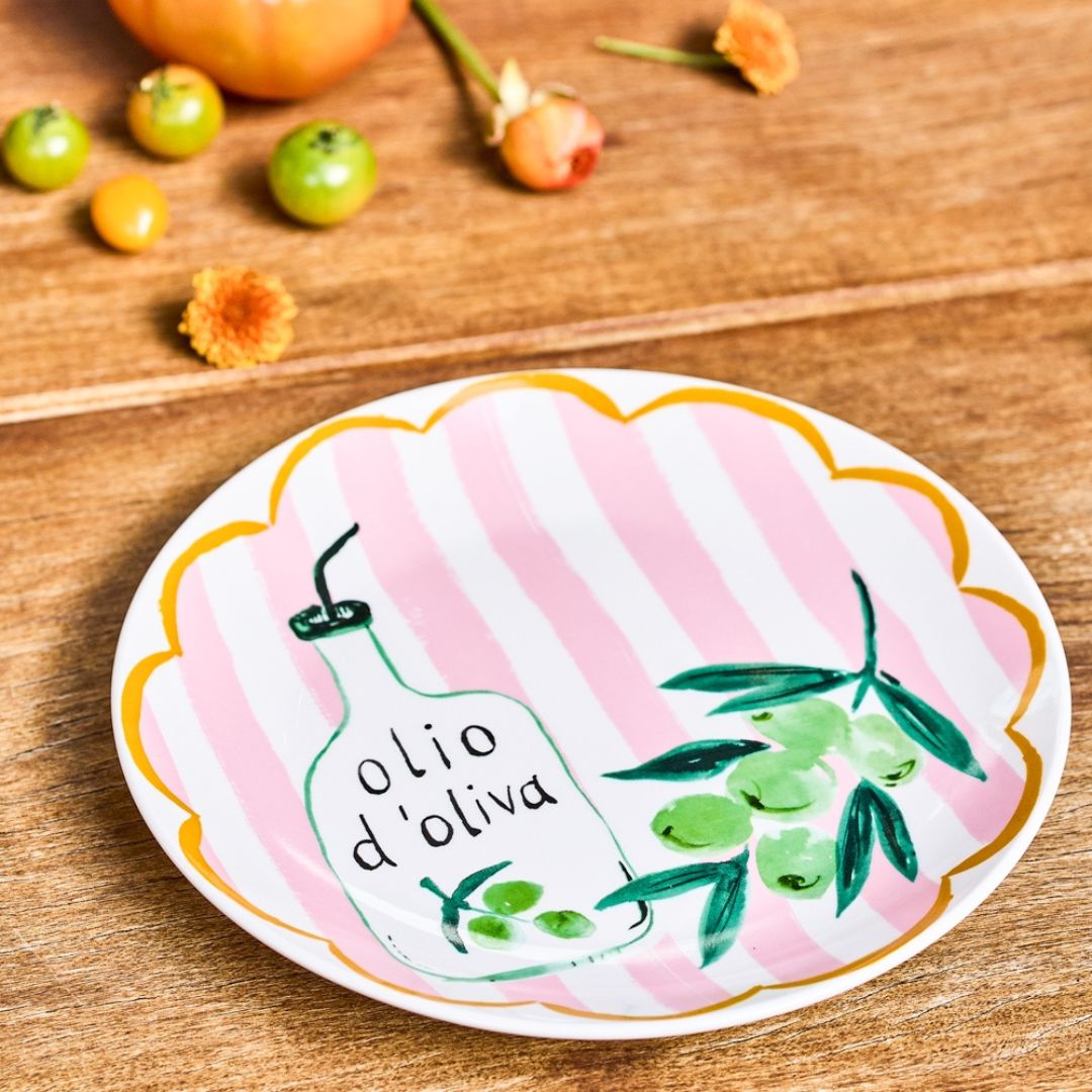 Cucina Round Plate | Olive