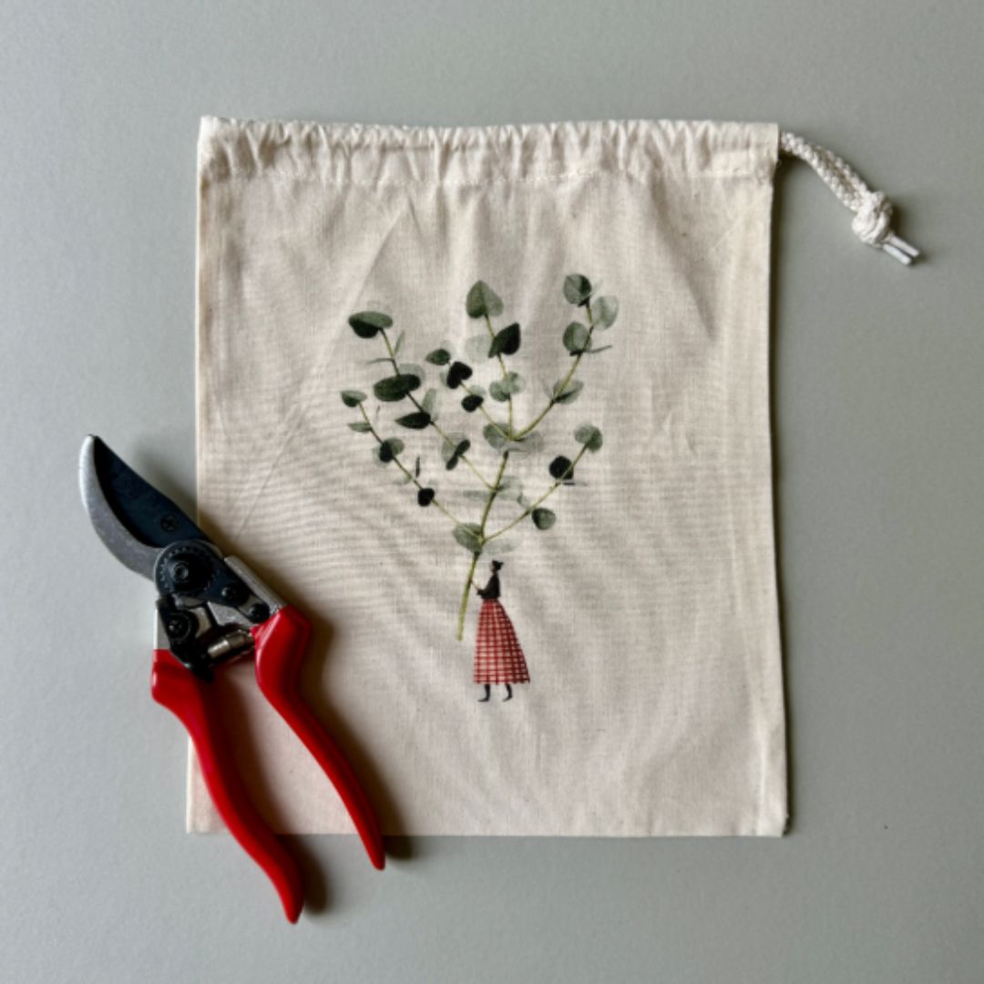 Drawstring Gift Bag | Laura Stoddart Eucalyptus