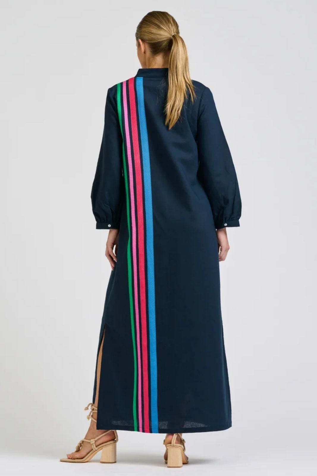 Anna Longline Dress | French Navy