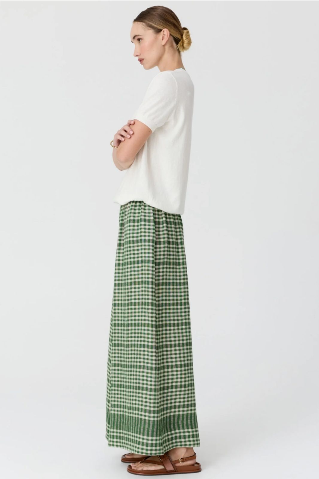 Dillon Tee With Tipping | Chalk/Fern