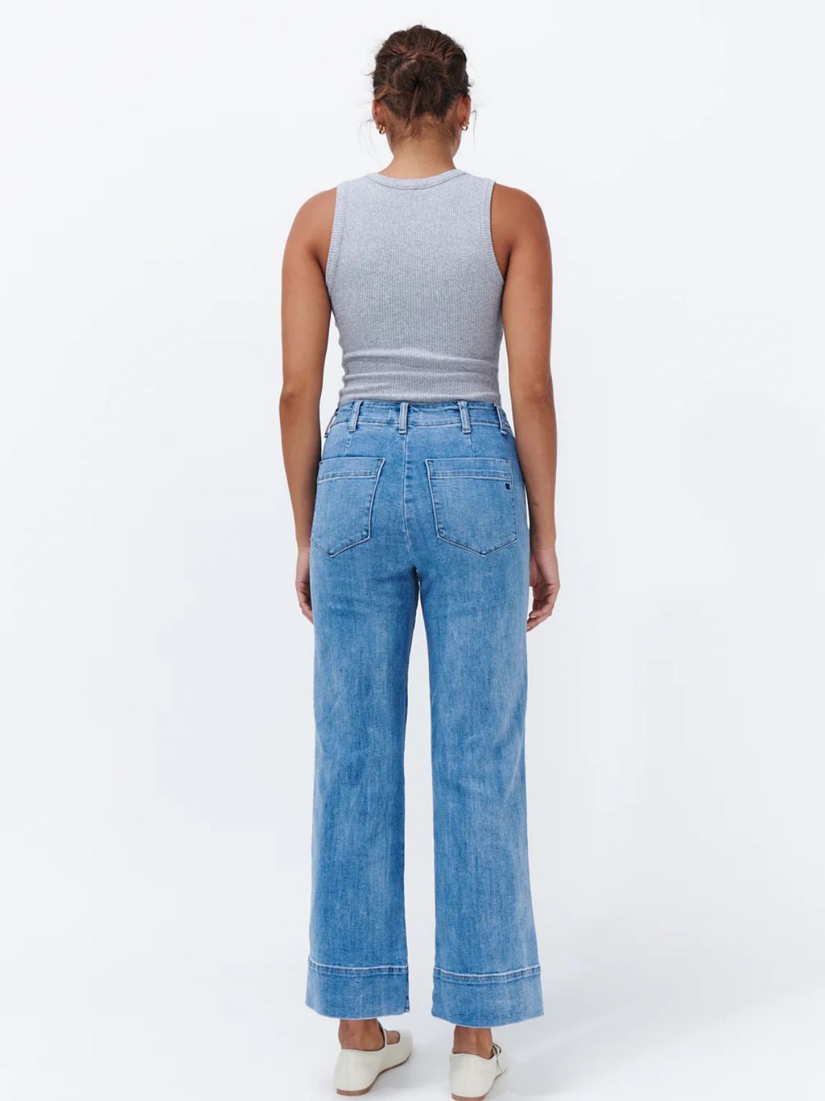 Celeste Pant | 70s Blue