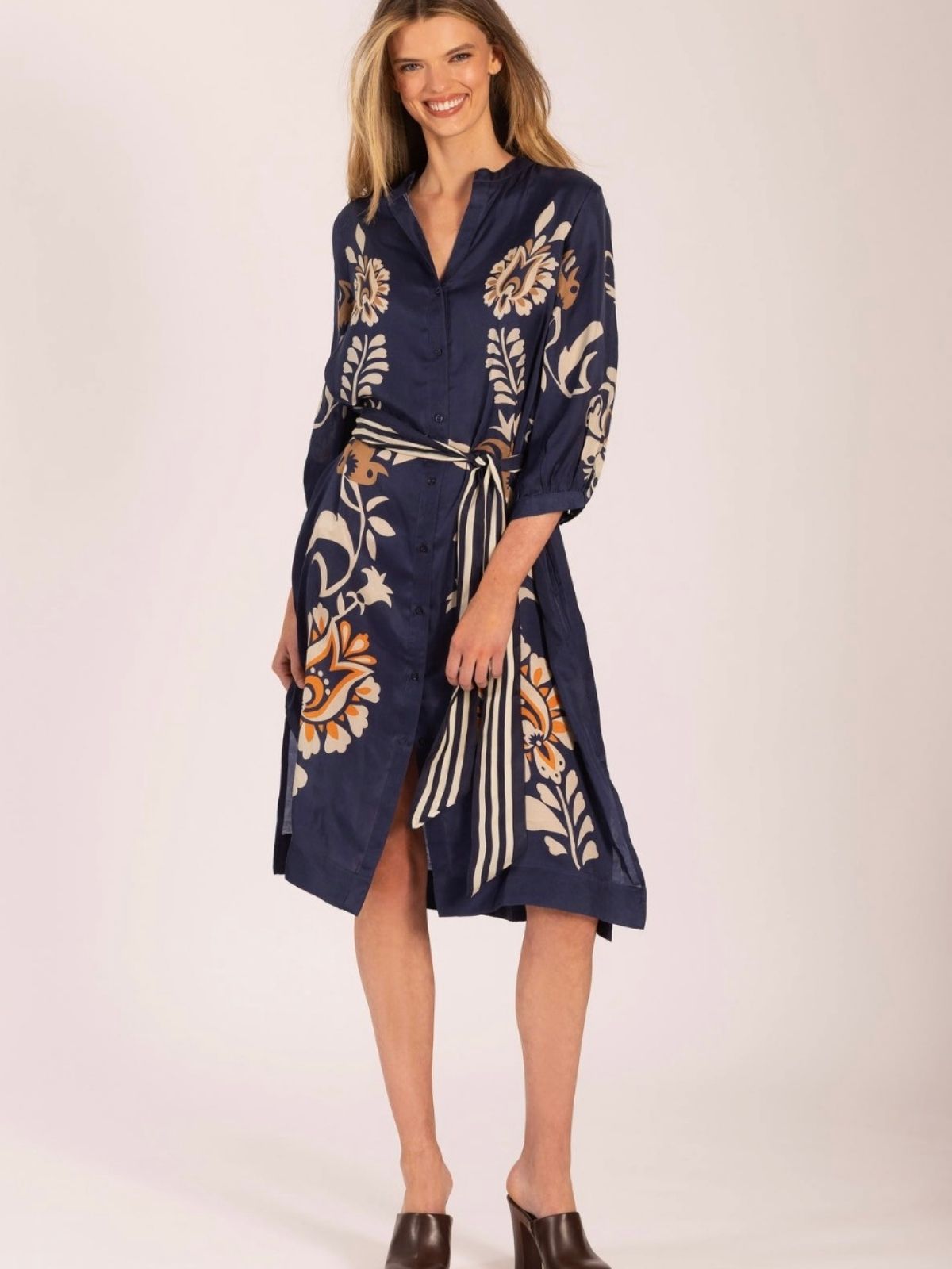 Cirque Midi Dress | Navy
