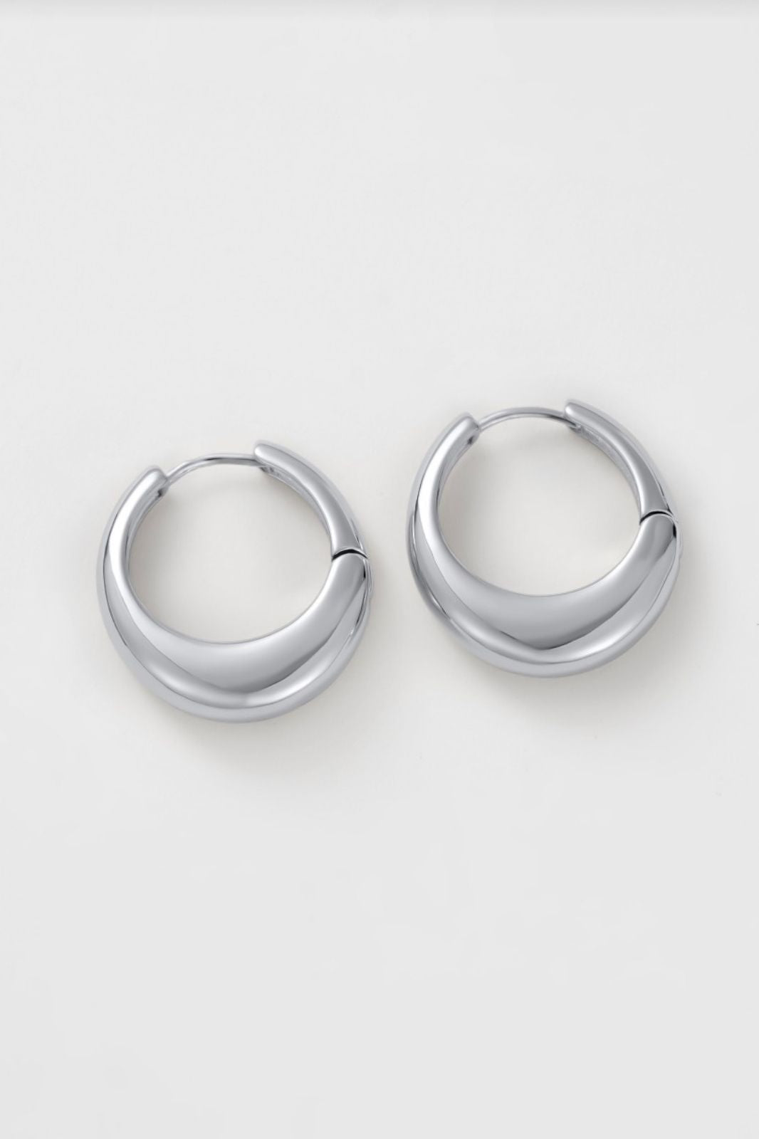 Cleo Hoop Large | Silver