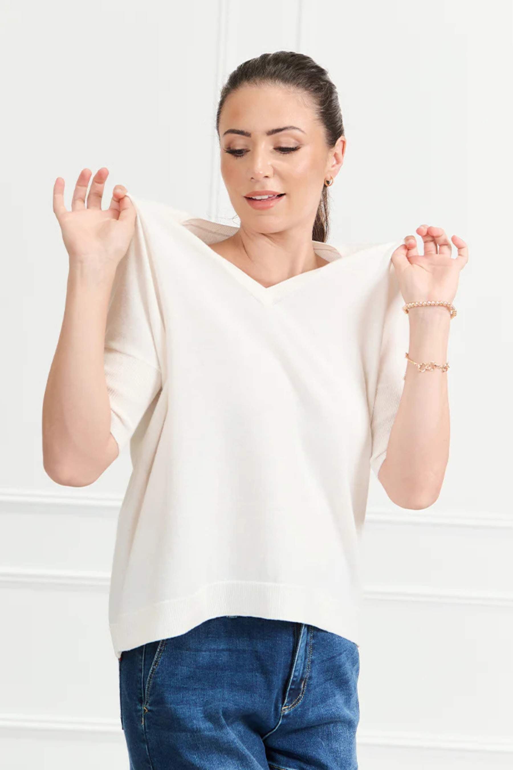 Felicity Knit Jumper | White