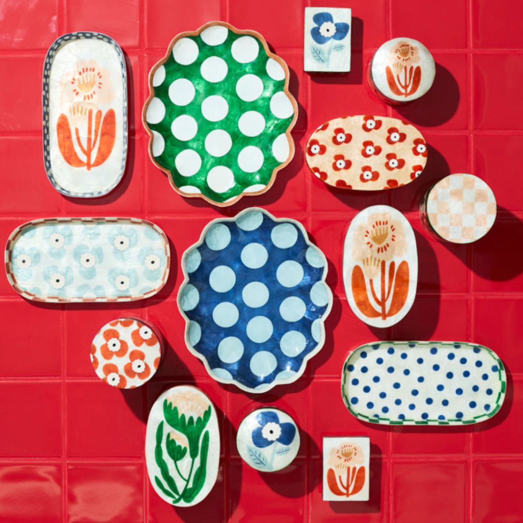 Paradis Blue Spot Tray
