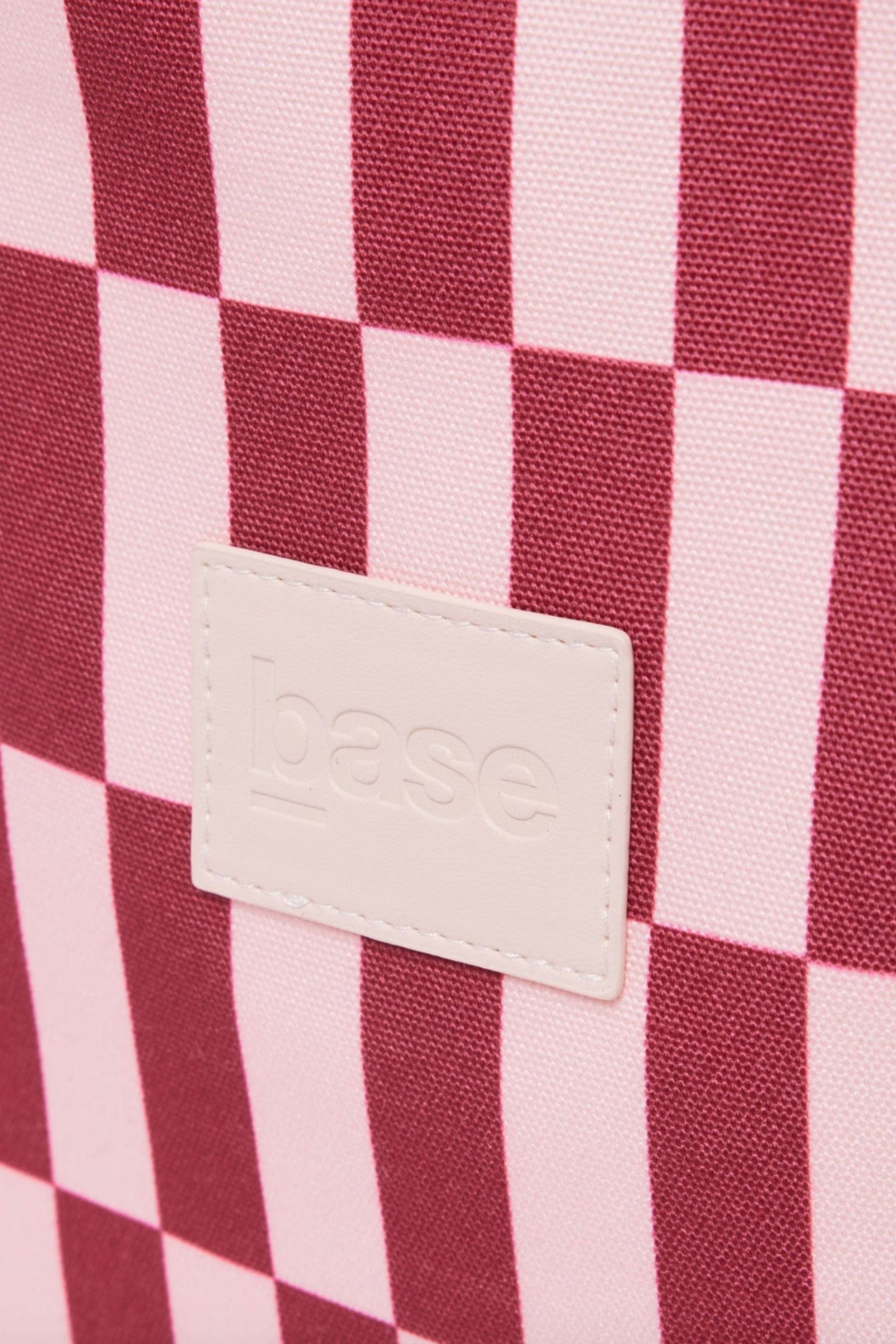 Wet Base Large | Peony/Burgundy Check