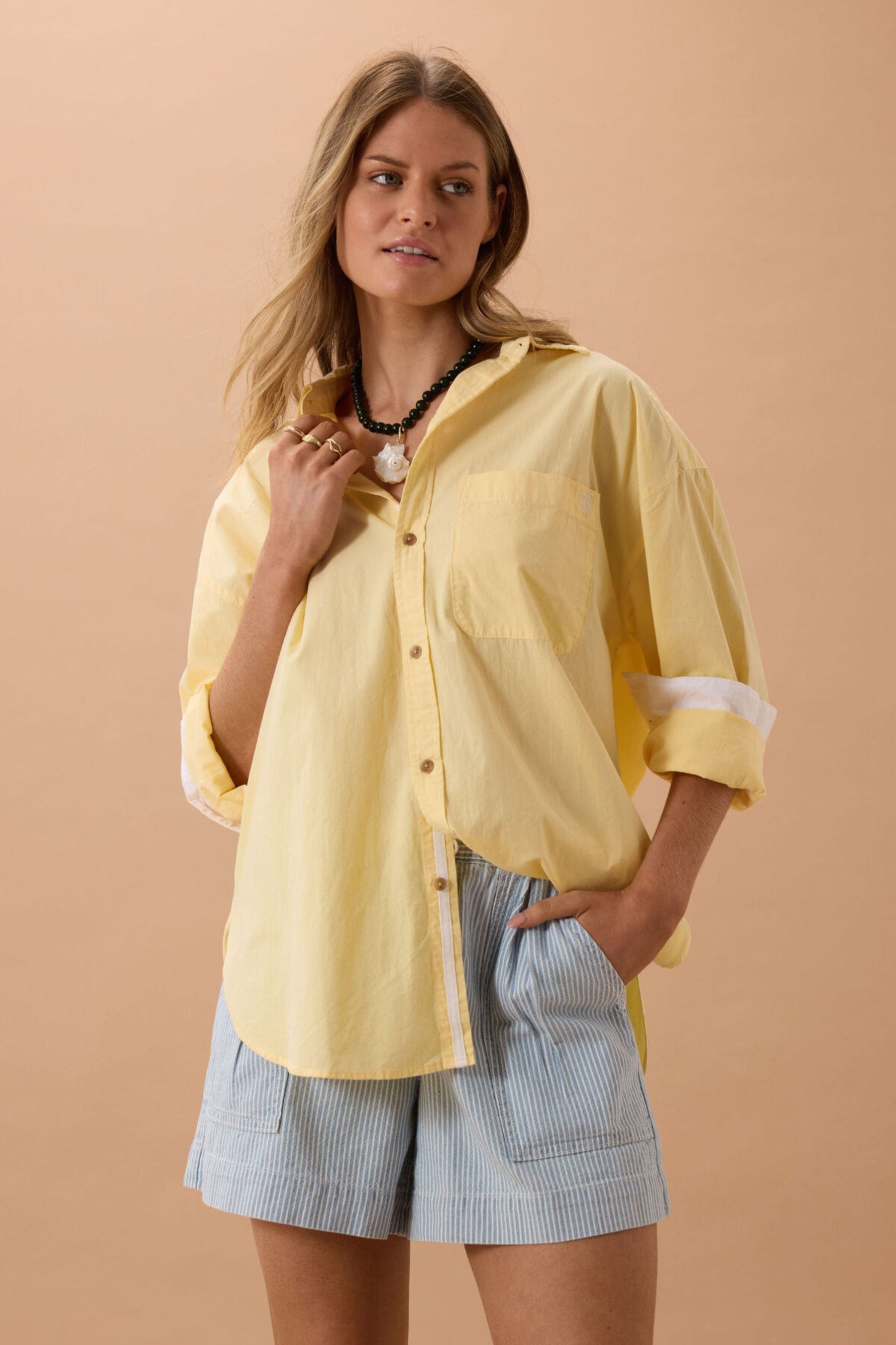 Peta Oversized Shirt | Sunny Yellow