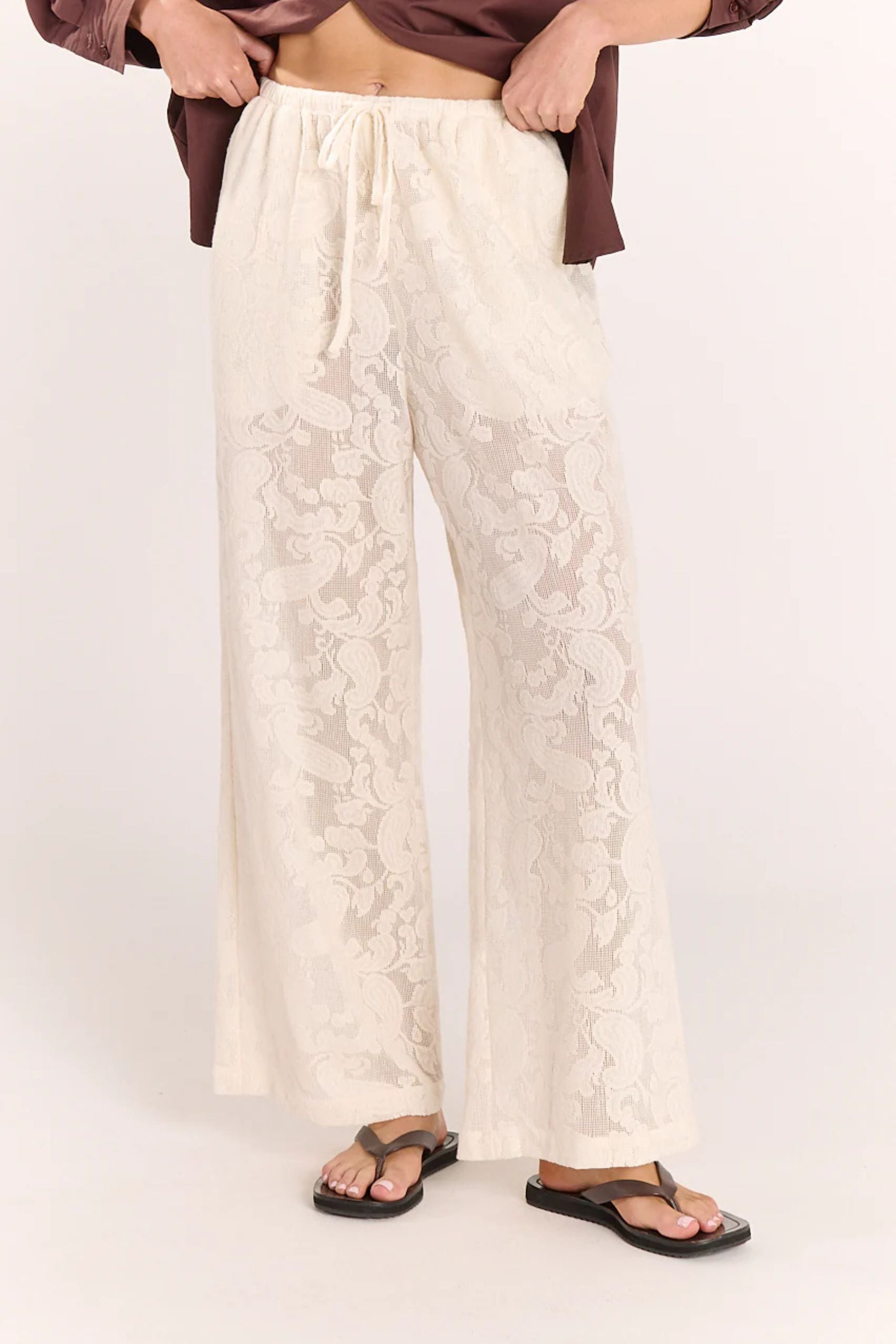 Valerie Pant | Cream Lace