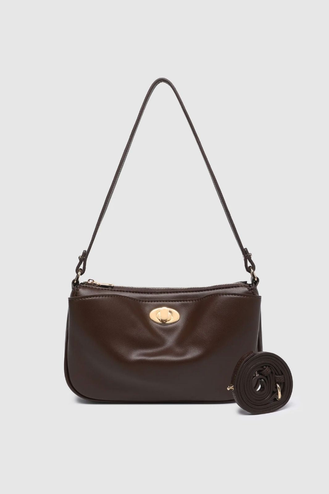 Greta Shoulder Bag | Chocolate