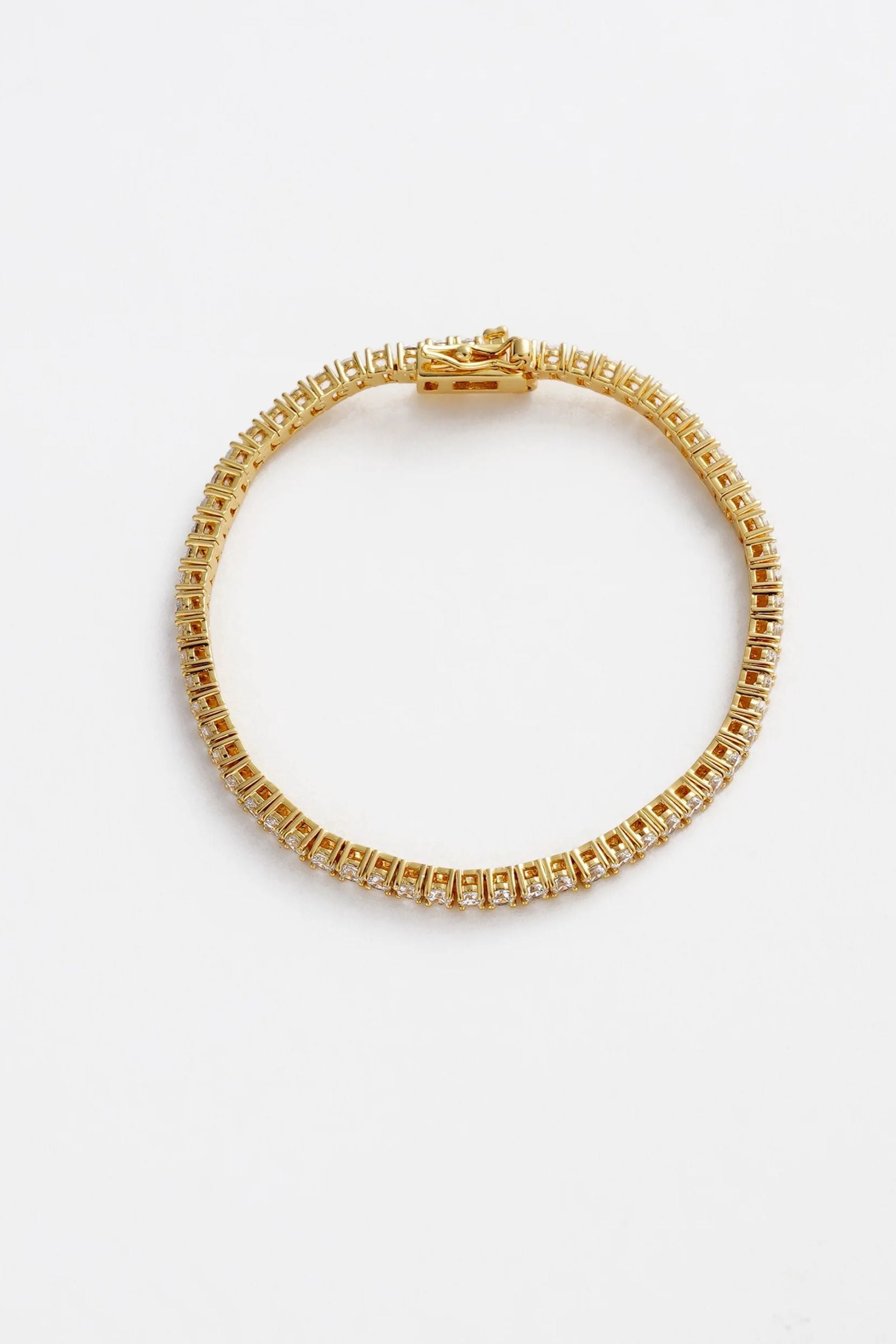 Dani Tennis Bracelet | Gold