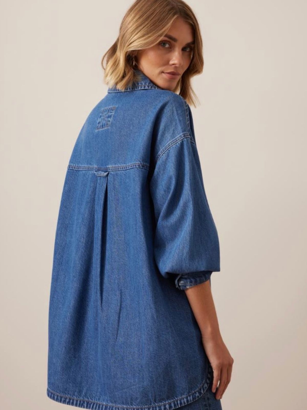 Gwynne Shirt | Fresh Indigo