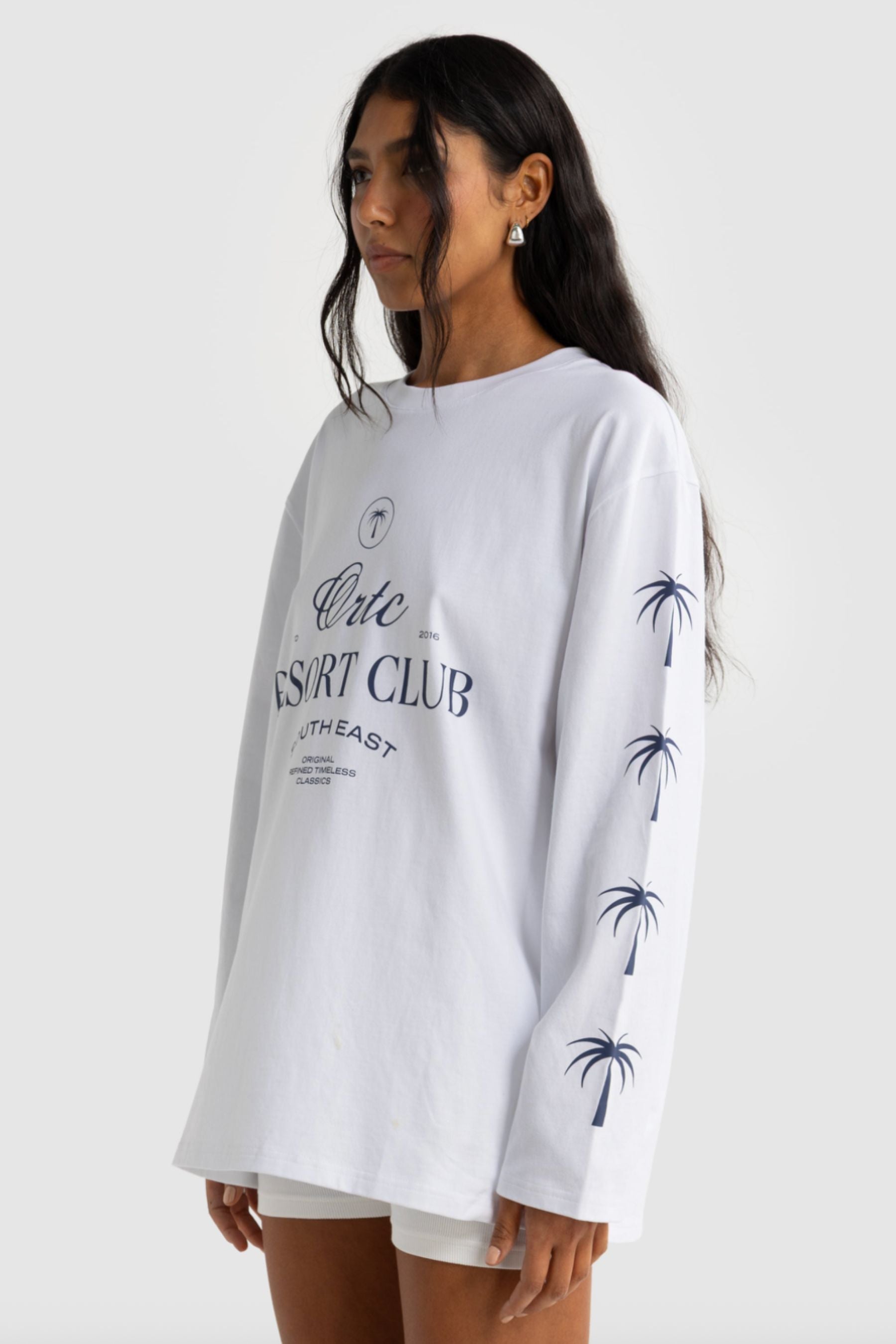 Resort Graphic L/S TEE | White