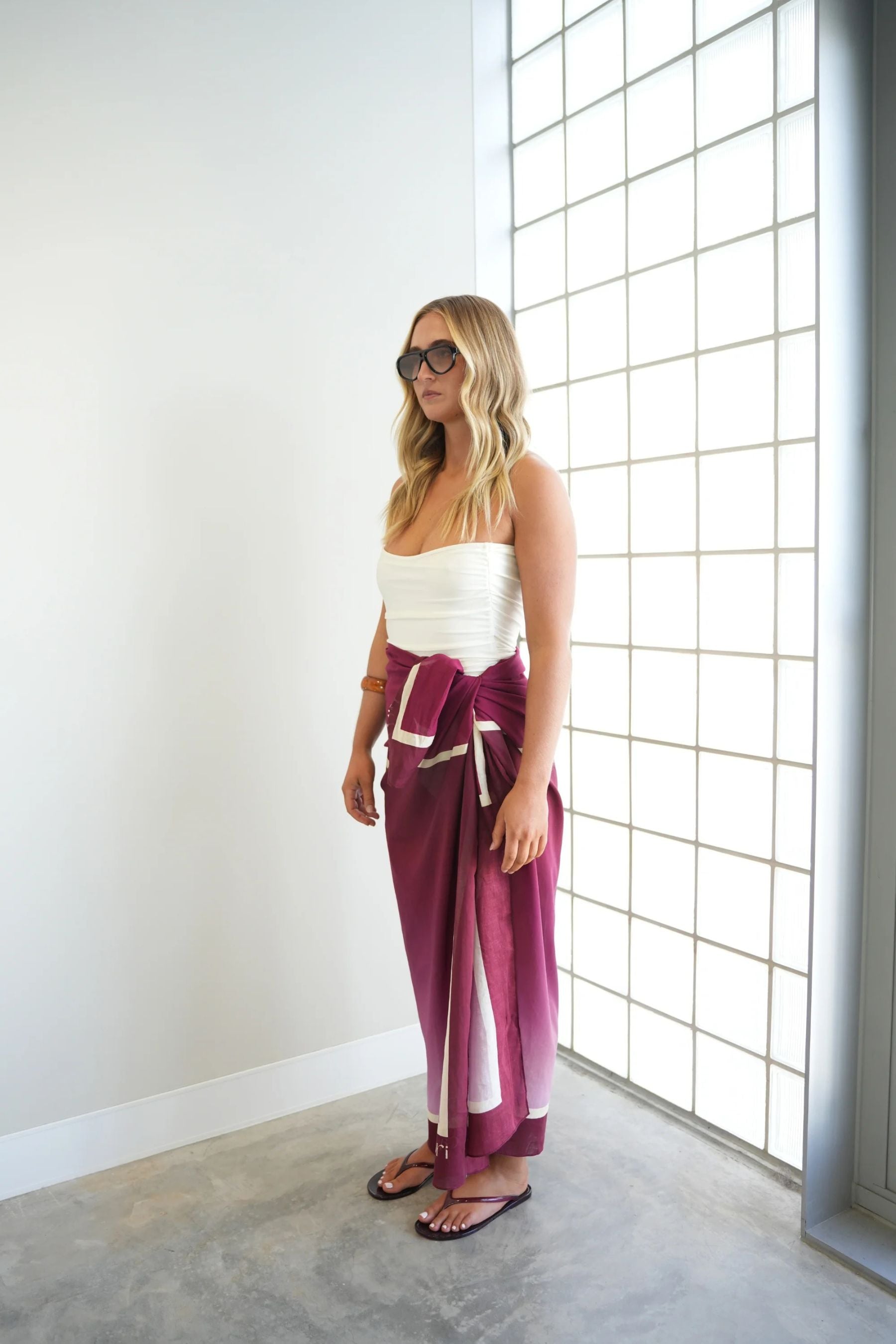 Mia Capri Sarong | Plum
