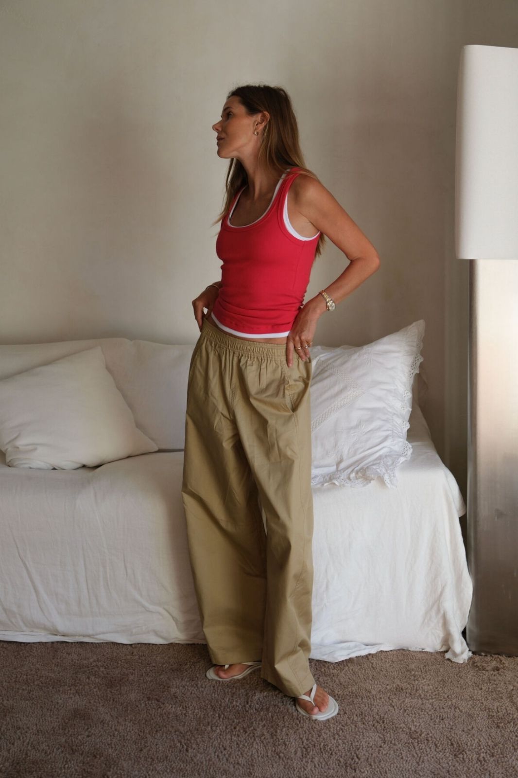 Bella Barrel Pant | Burnt Butter