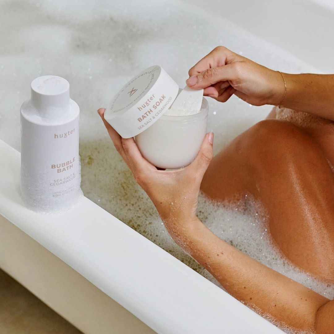 Bath Soak 300gm |Sea Salt &amp; Cedarwood