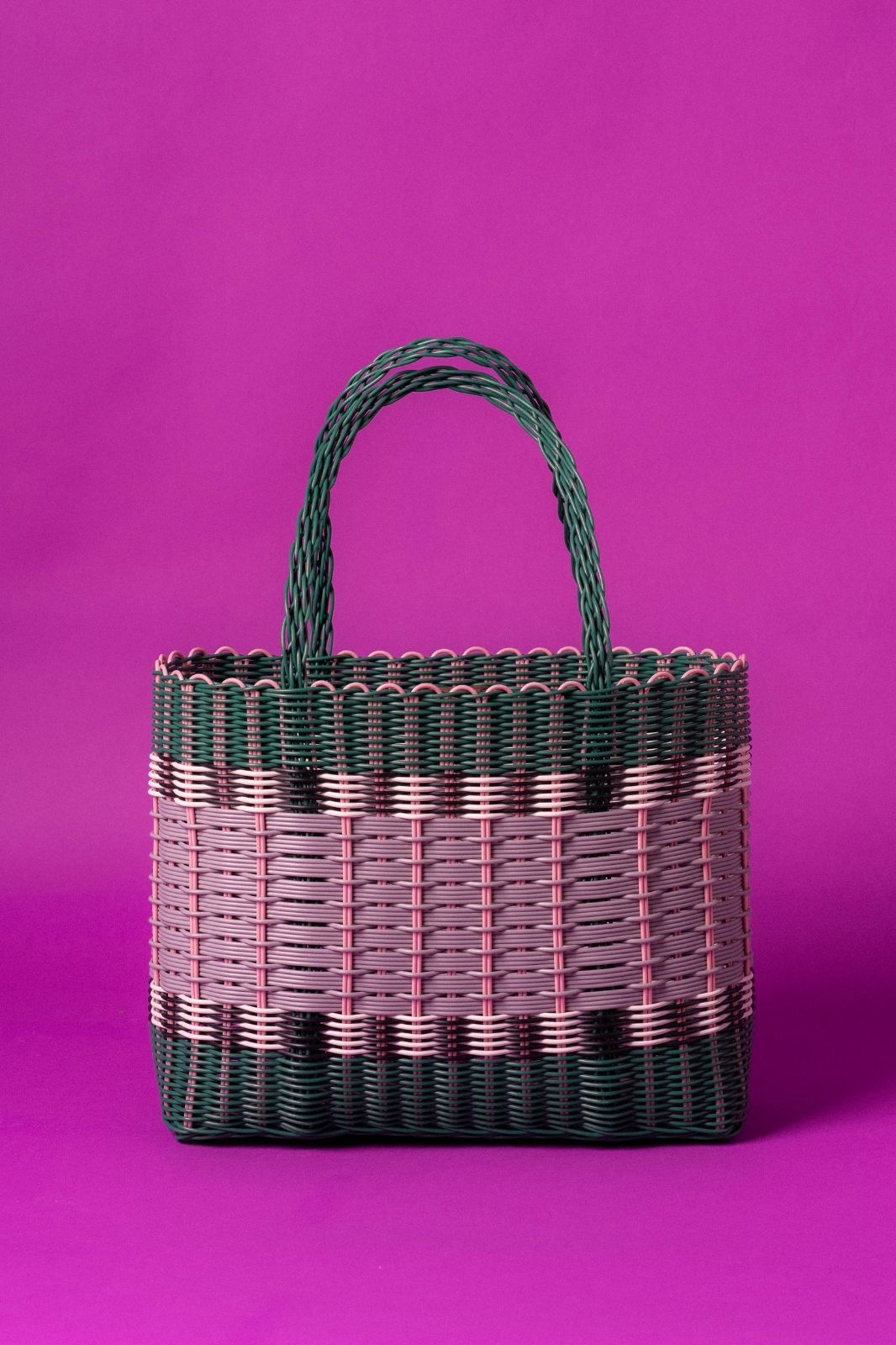 Mira XLarge Stripe Bag | Thistle