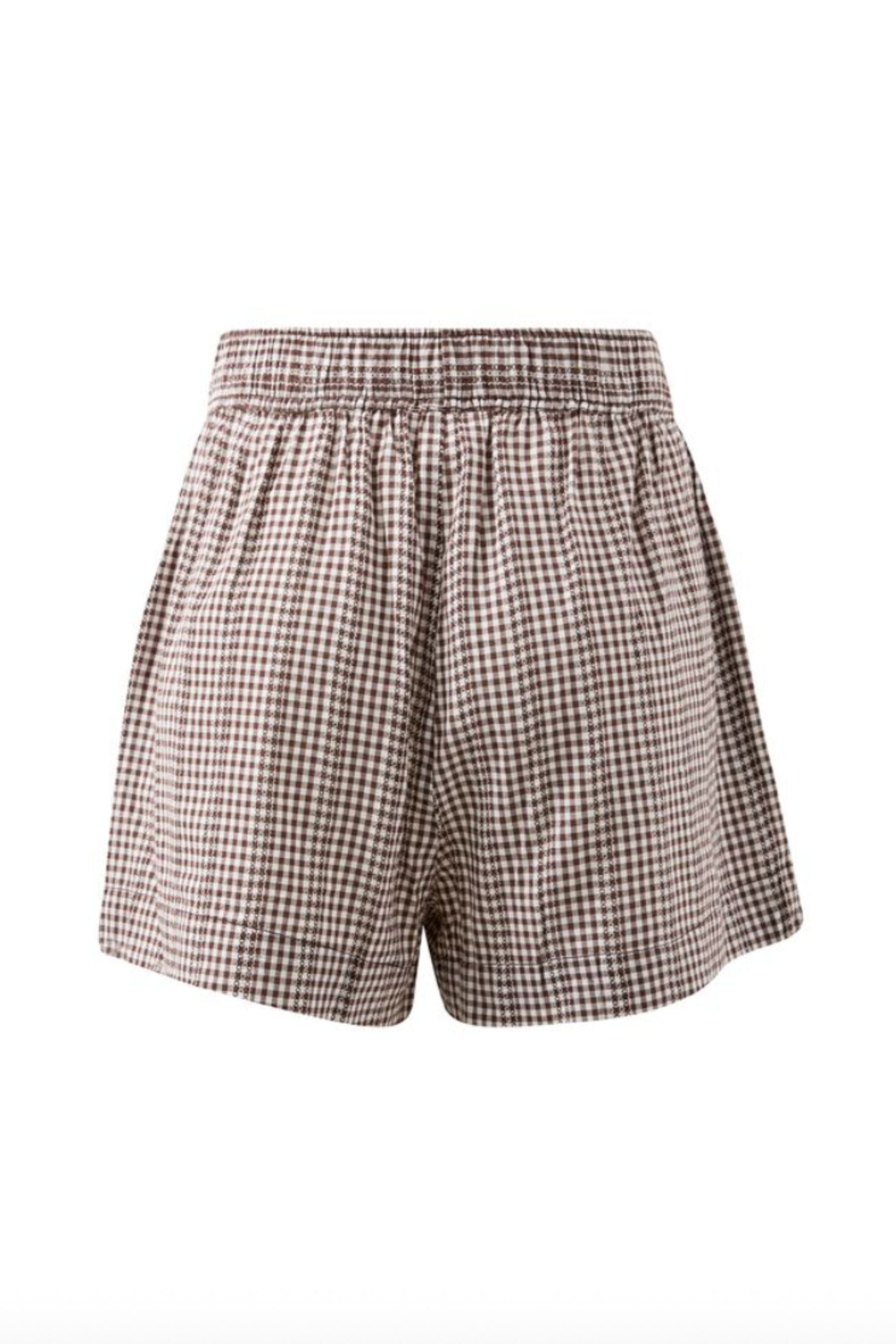 Mila Short | Choc Gingham