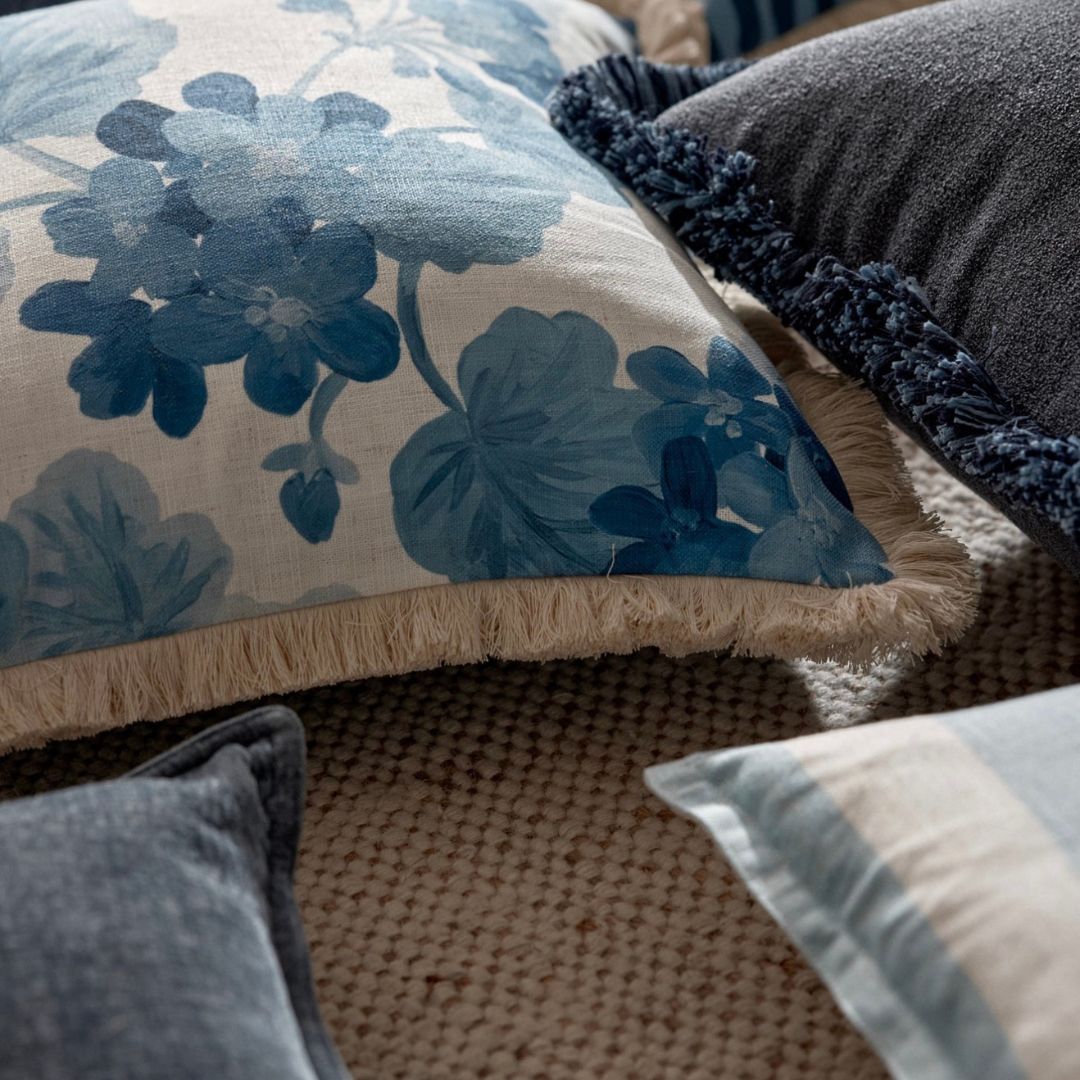 Geranium Blue Cushion | 50 x 50cm