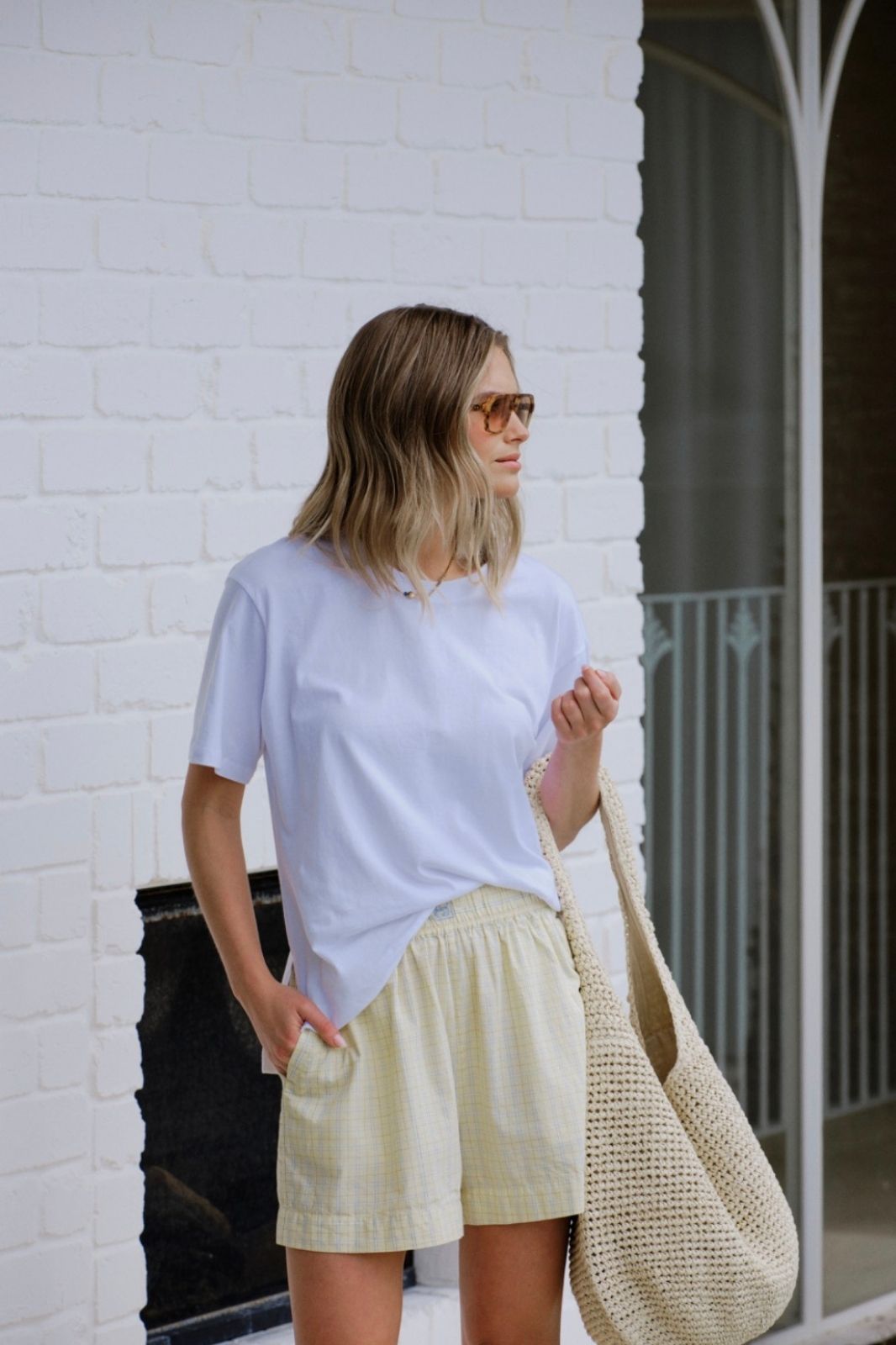 Stevie Slouchy Tee | White