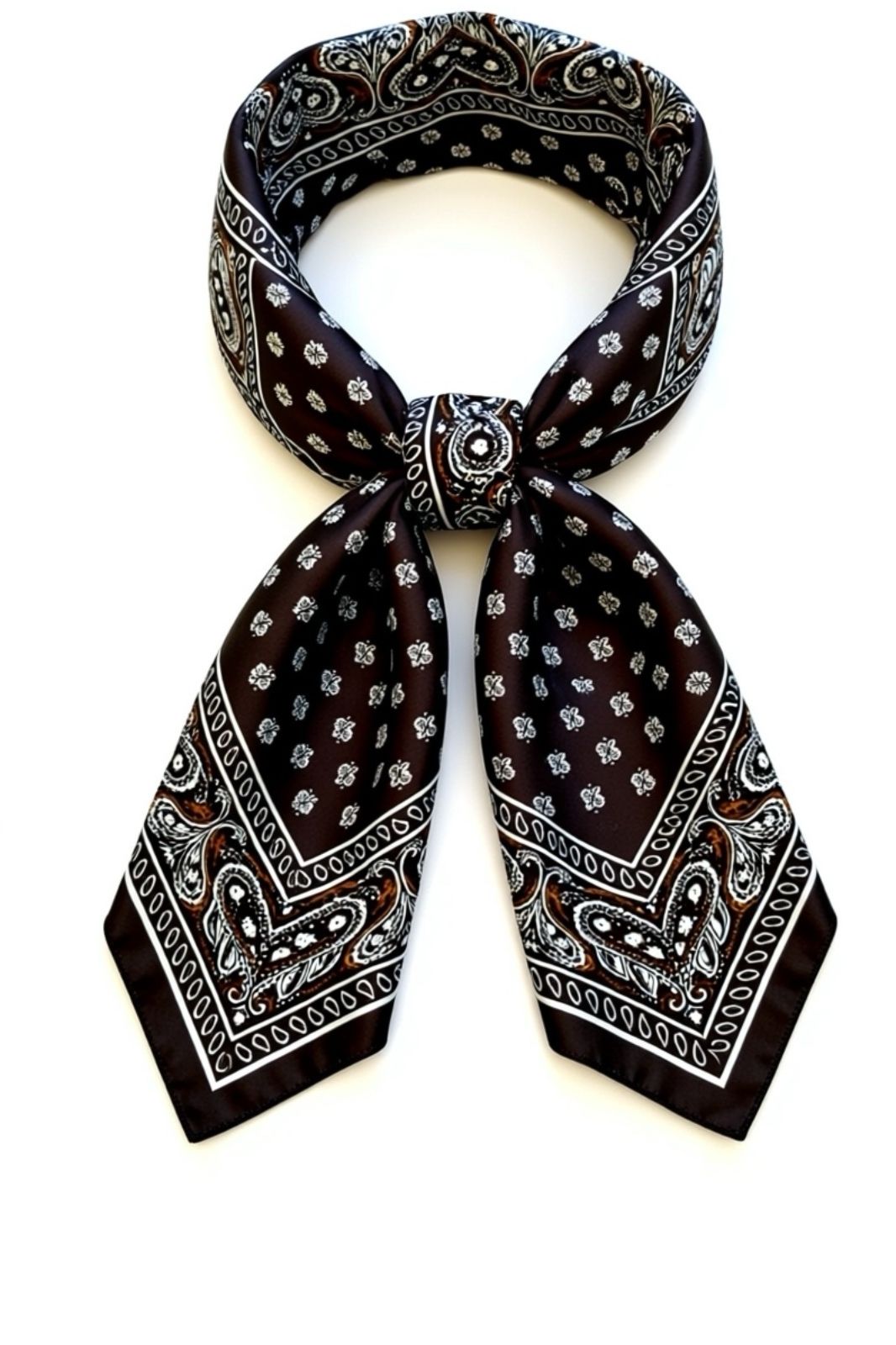 Scarf | Chocolate Bandana Print