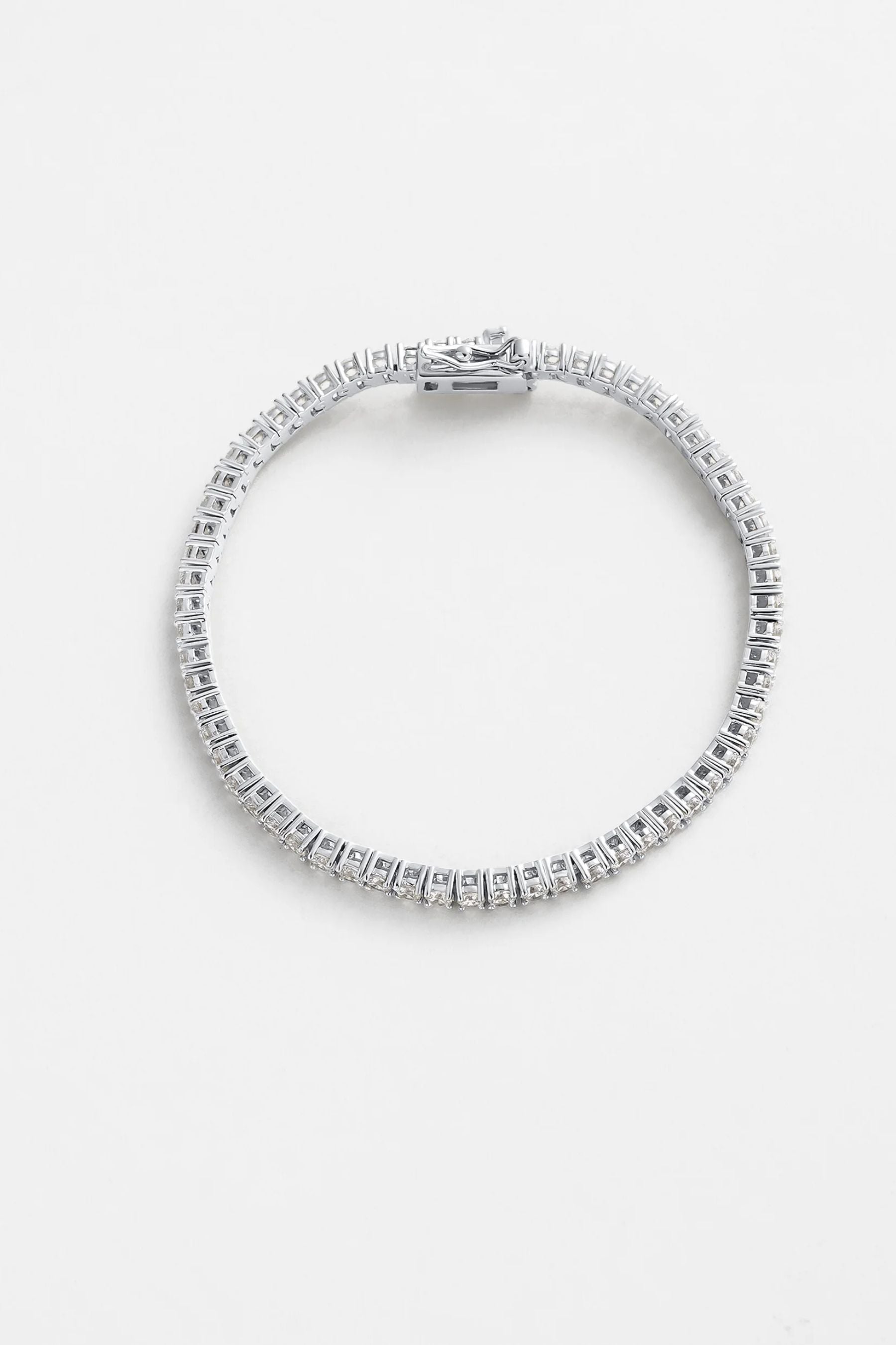 Dani Tennis Bracelet | Silver