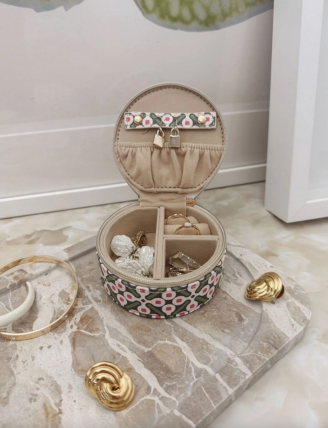 Sisco Jewellery Box | Retro Olive