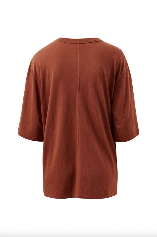 Liv Oversized Tee | Ginger/Farmers Market