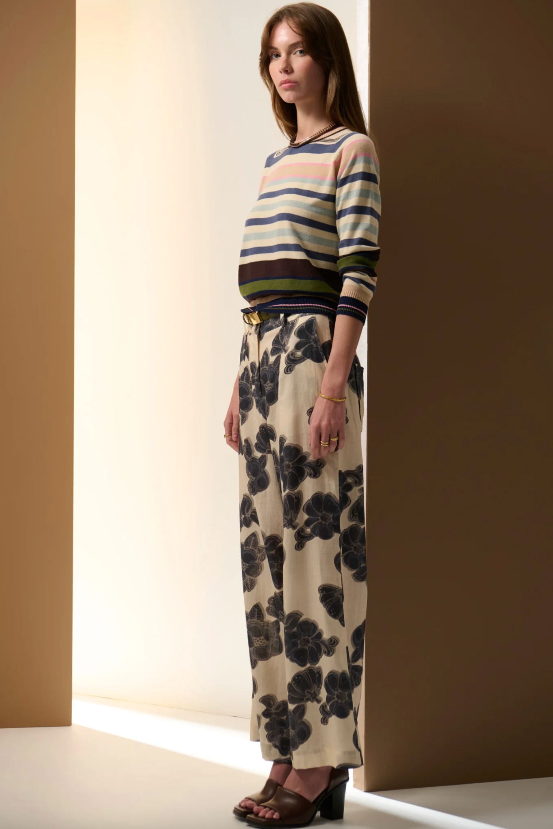 Sela Multi Knit | Blue Multi