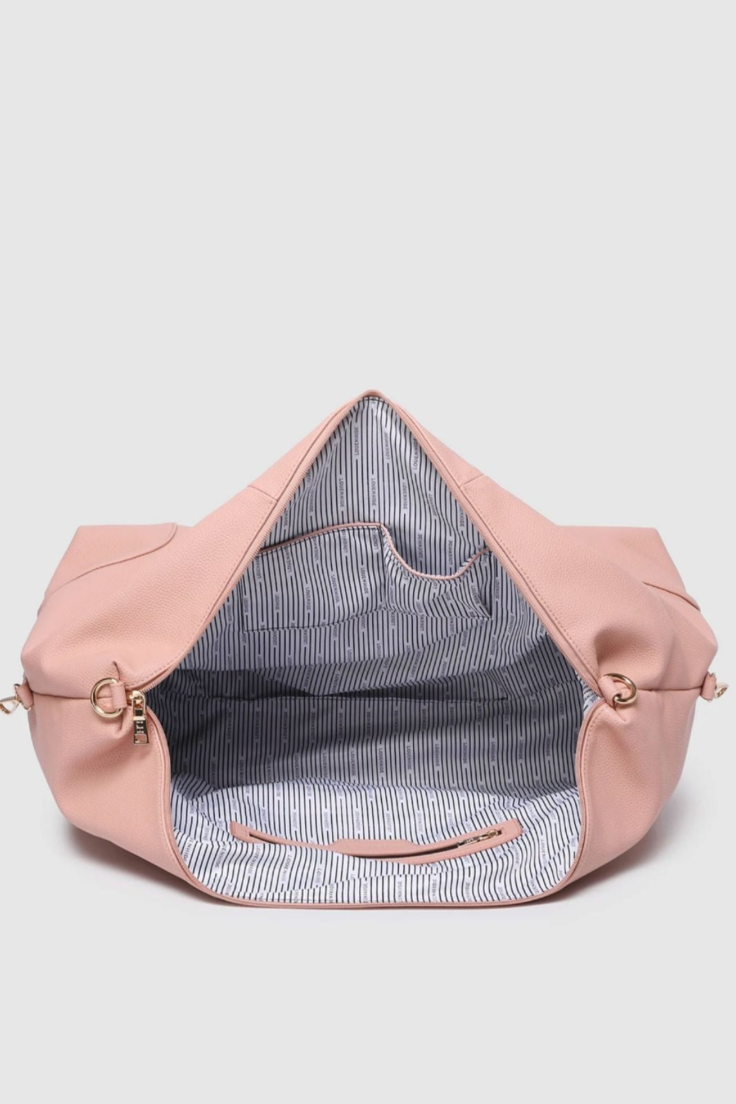 Alexis Weekender Bag | Blush Stripe