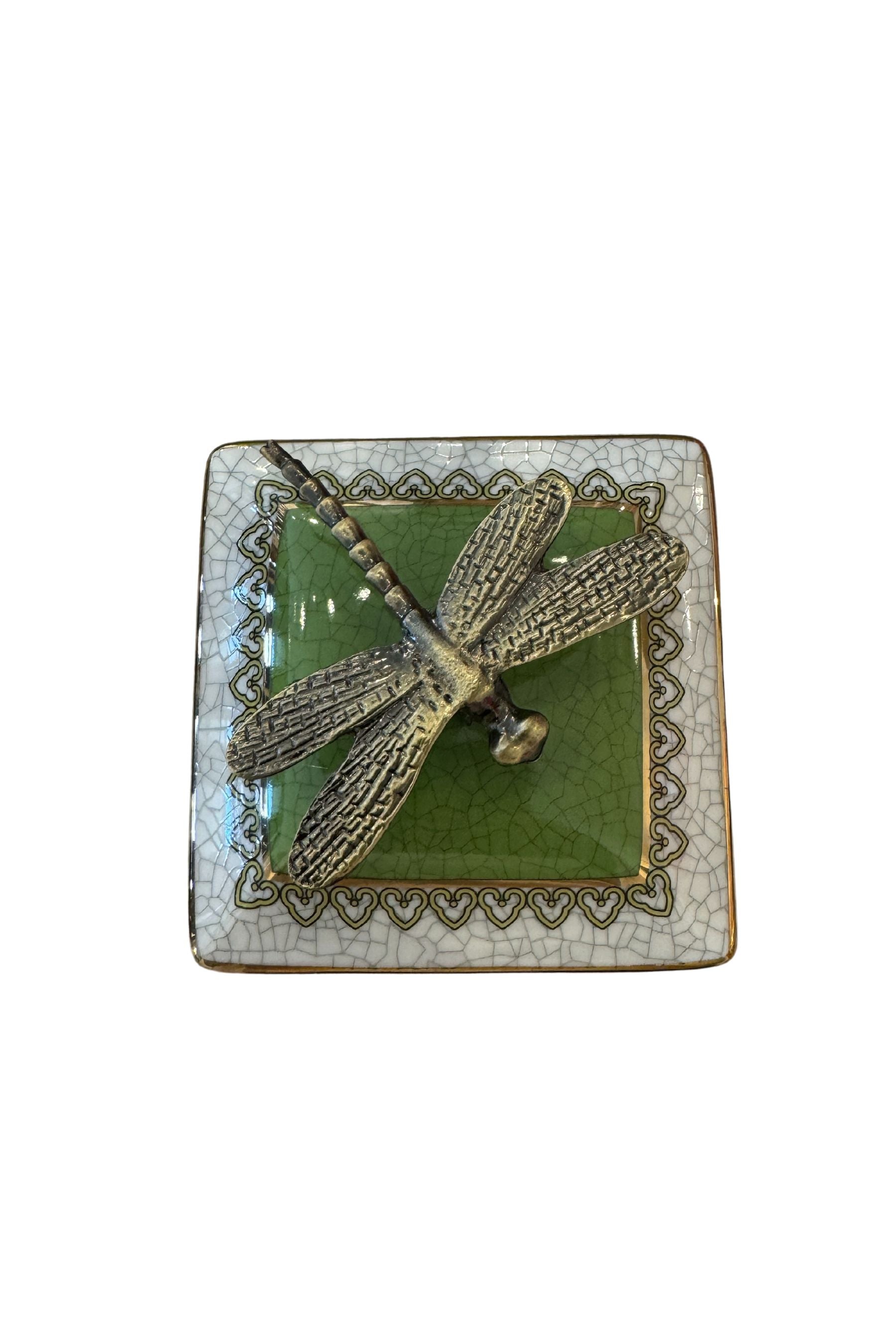 Shop Dragonfly Trinket Box Green by RSTC Rose St Trading Co