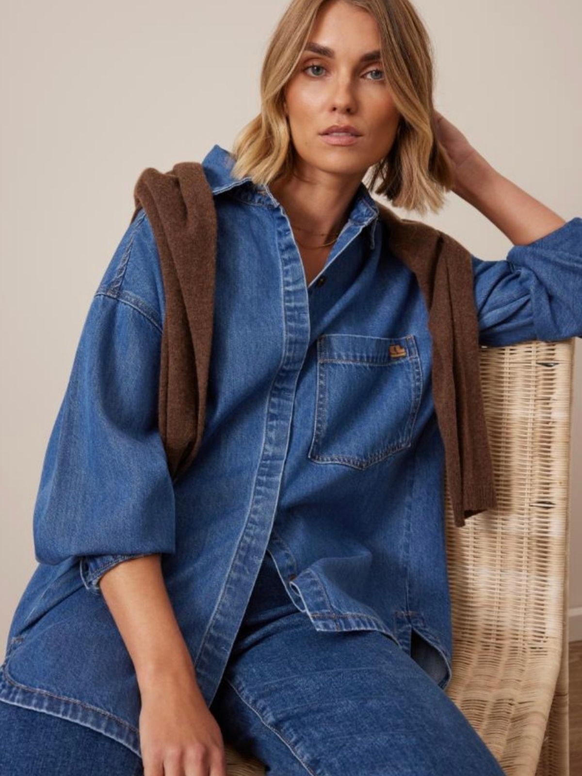Gwynne Shirt | Fresh Indigo