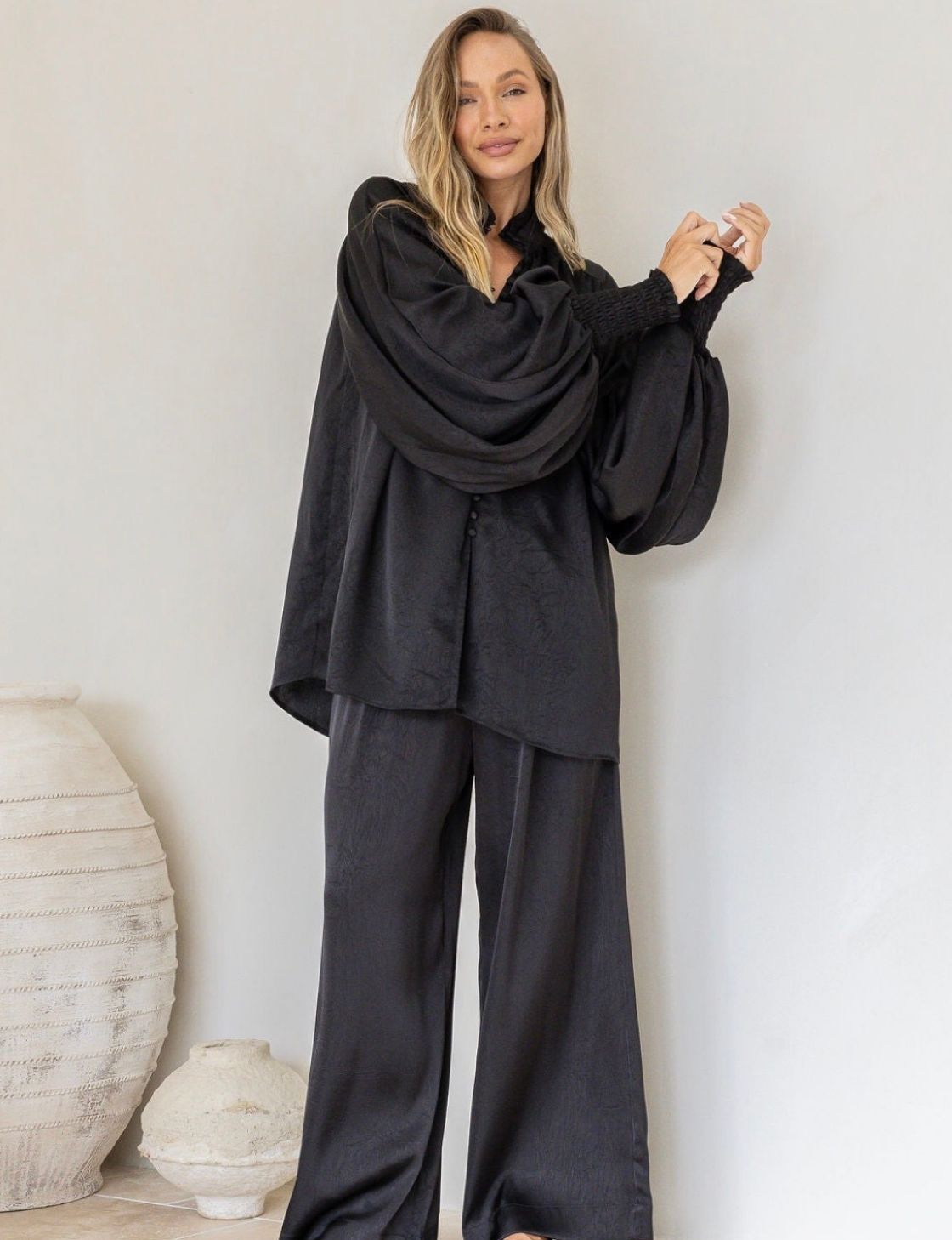 Portofino Luxe Dreams Shirt | Black