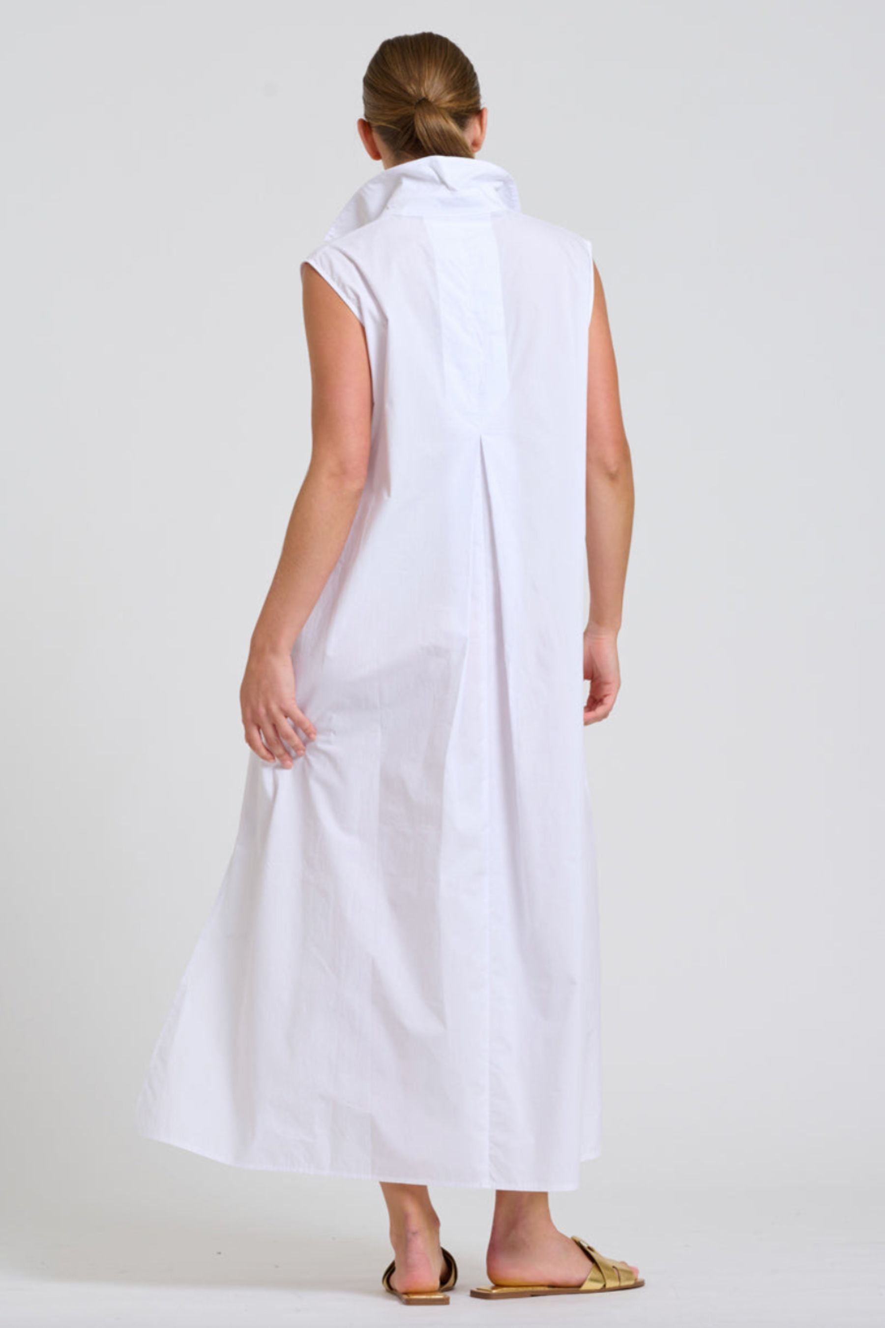 The Freya Shirt Dress | White