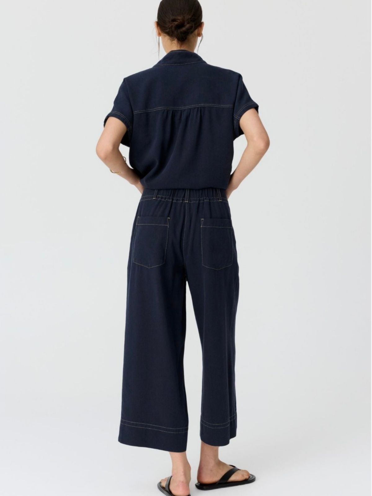 Anise Crop Pant | Denim