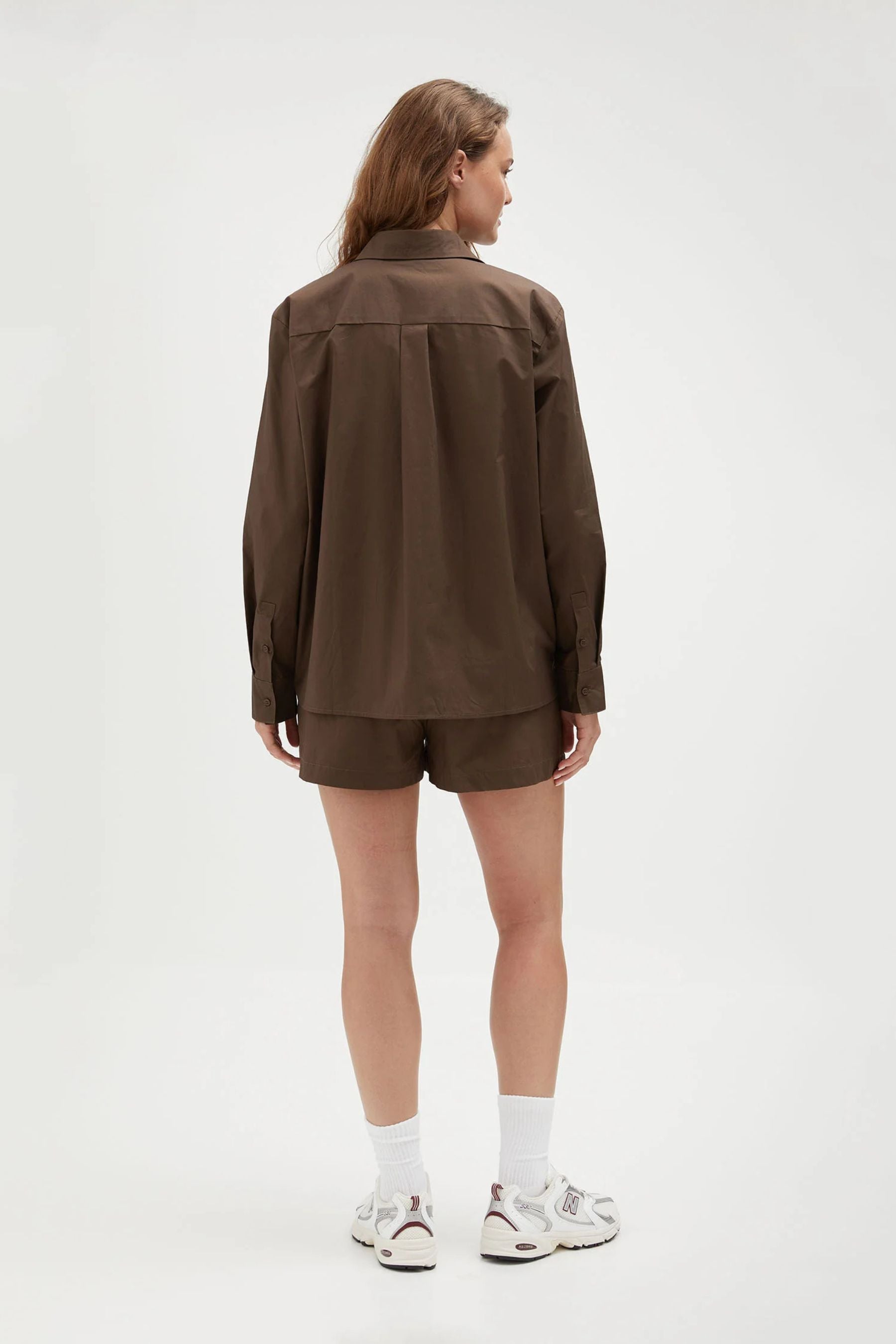 Cotton Shorts | Chocolate