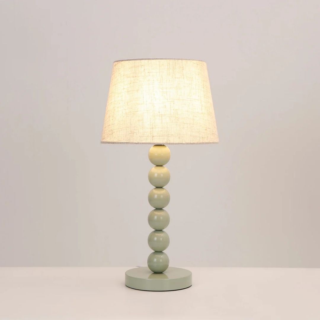 Pearl Ball Table Lamp | Sage
