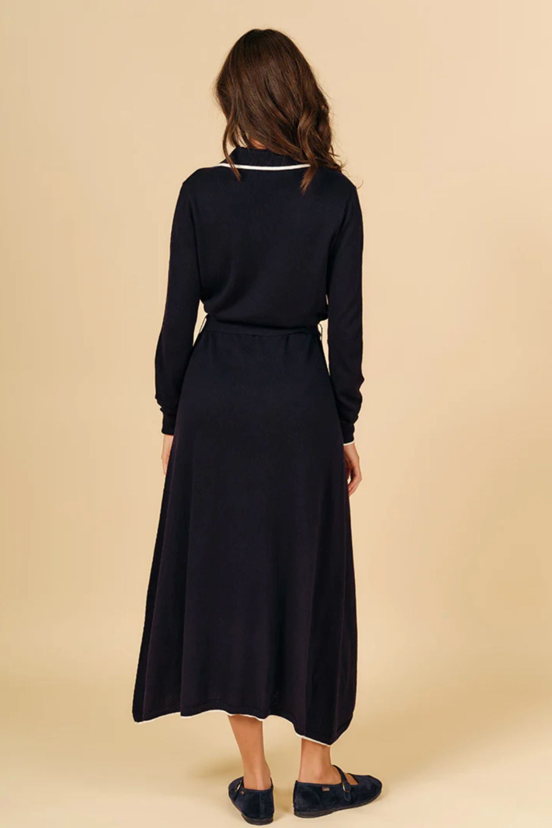 Ellena Knit Dress | Navy