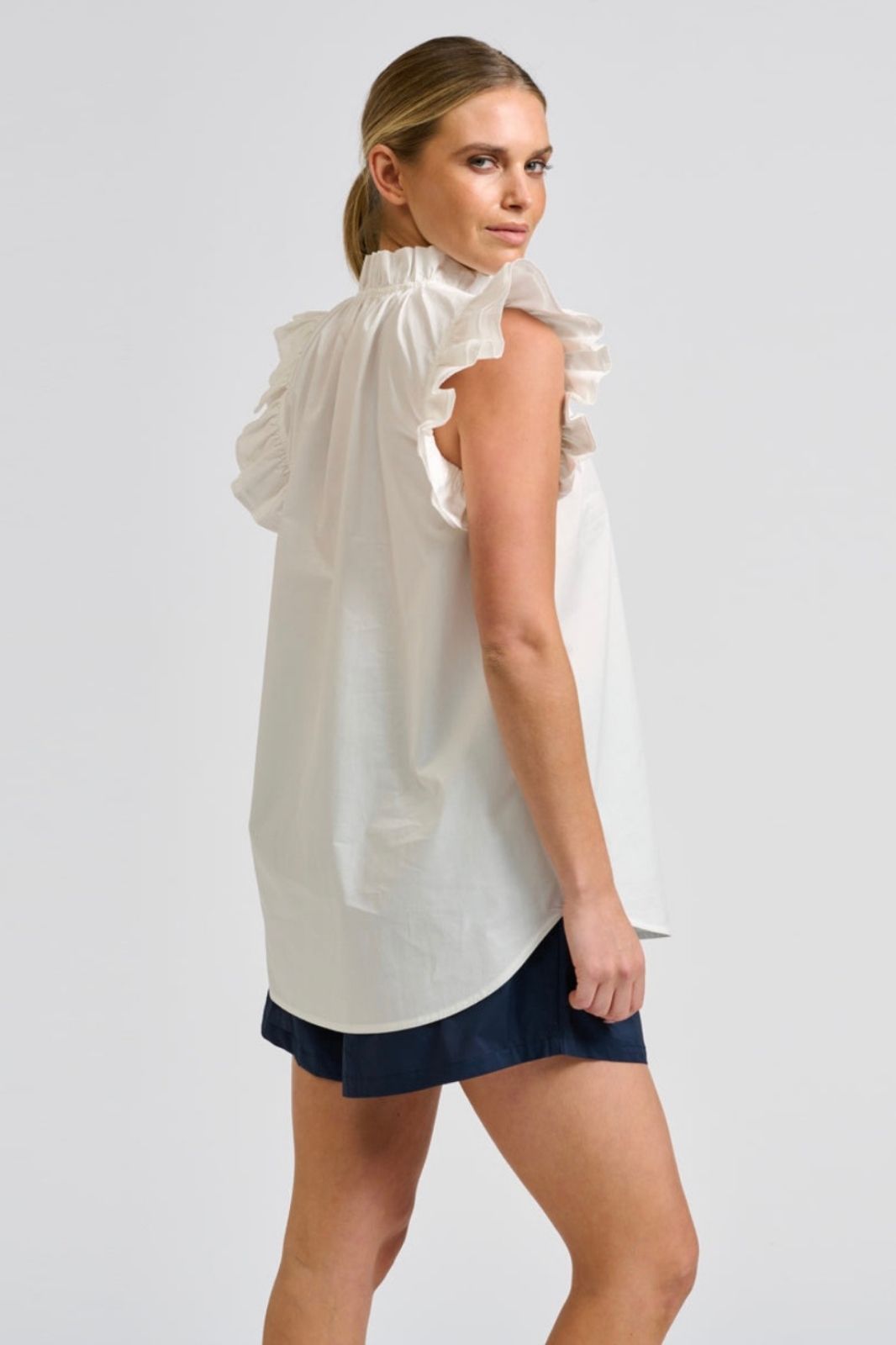 Ashley Trim Short | Navy