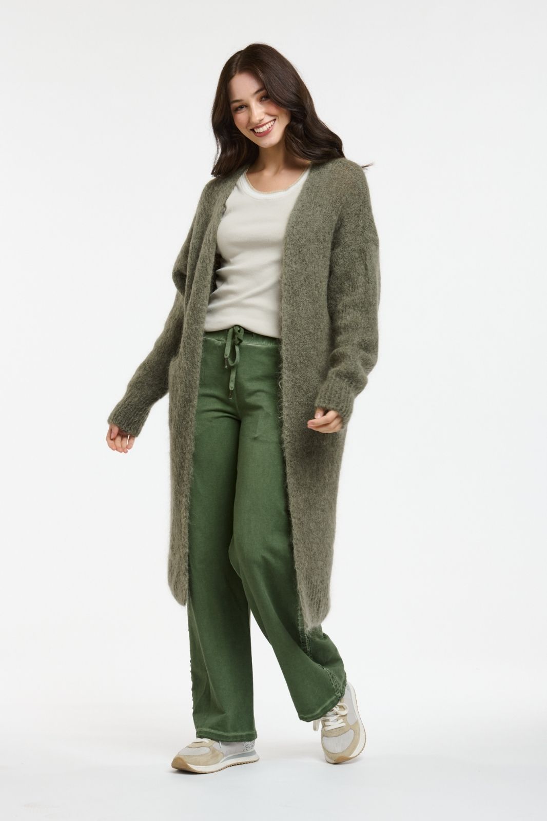 Mohair Contina Cardi | Khaki