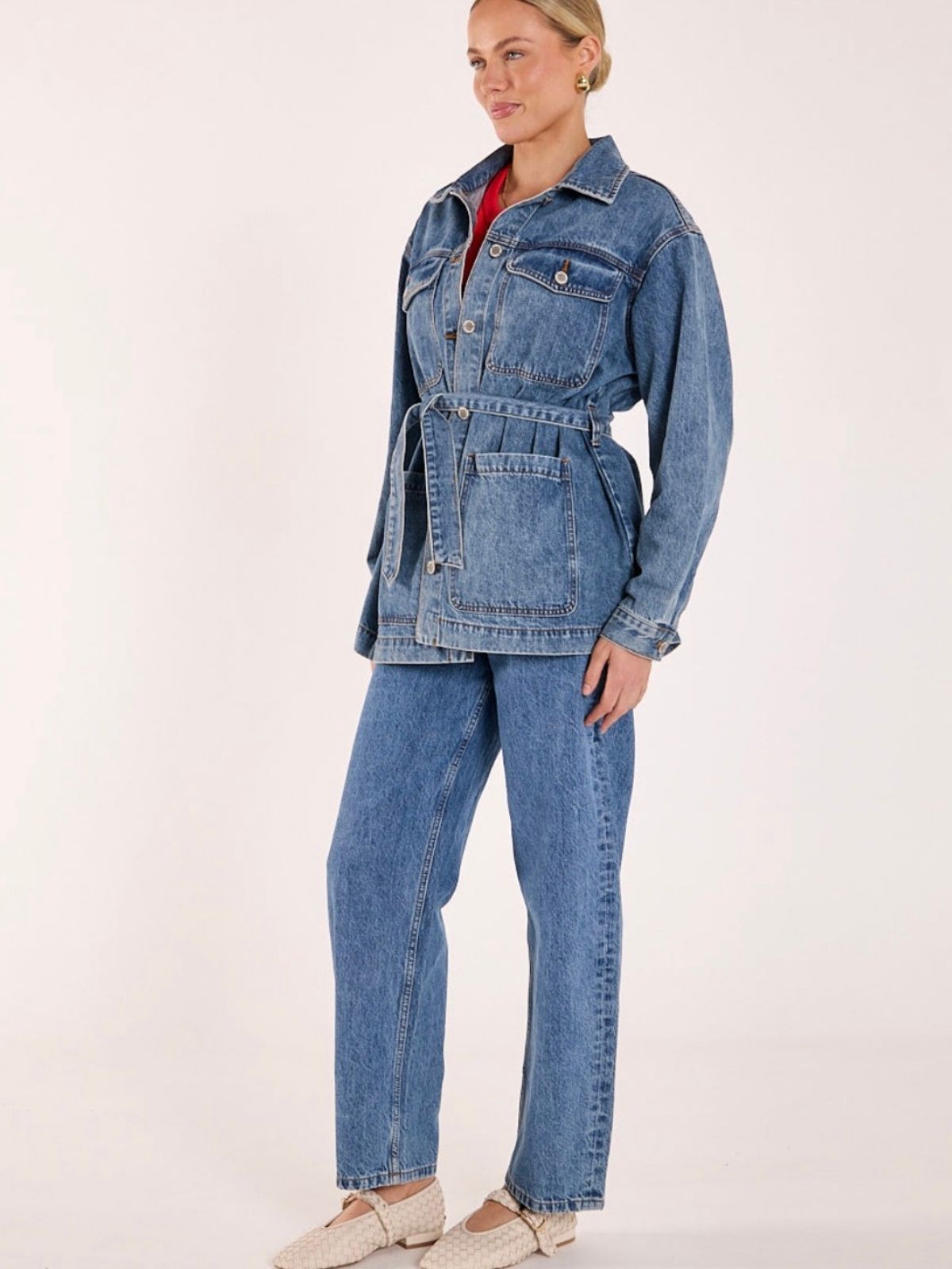 Tate Denim Jacket | Deep Blue