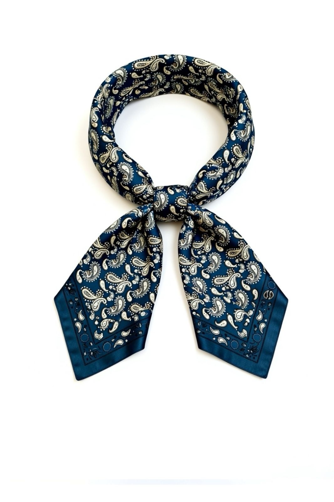 Scarf | Denim Paisley