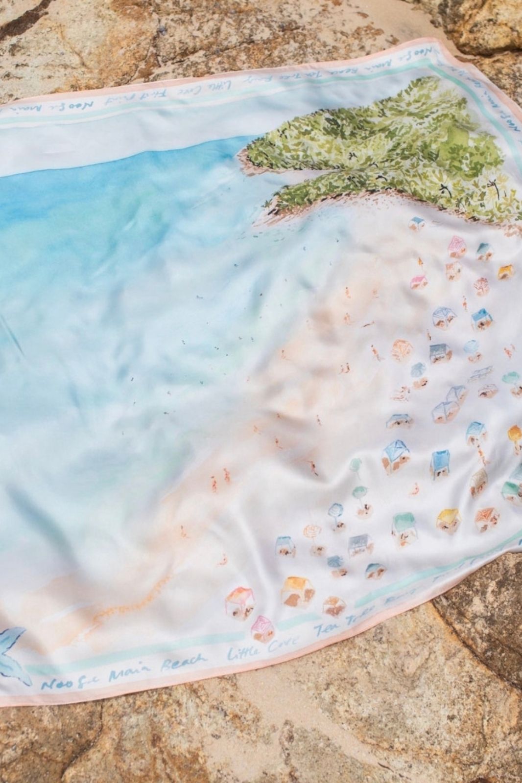 The DH X Cass Deller Noosa Large Silk Scarf