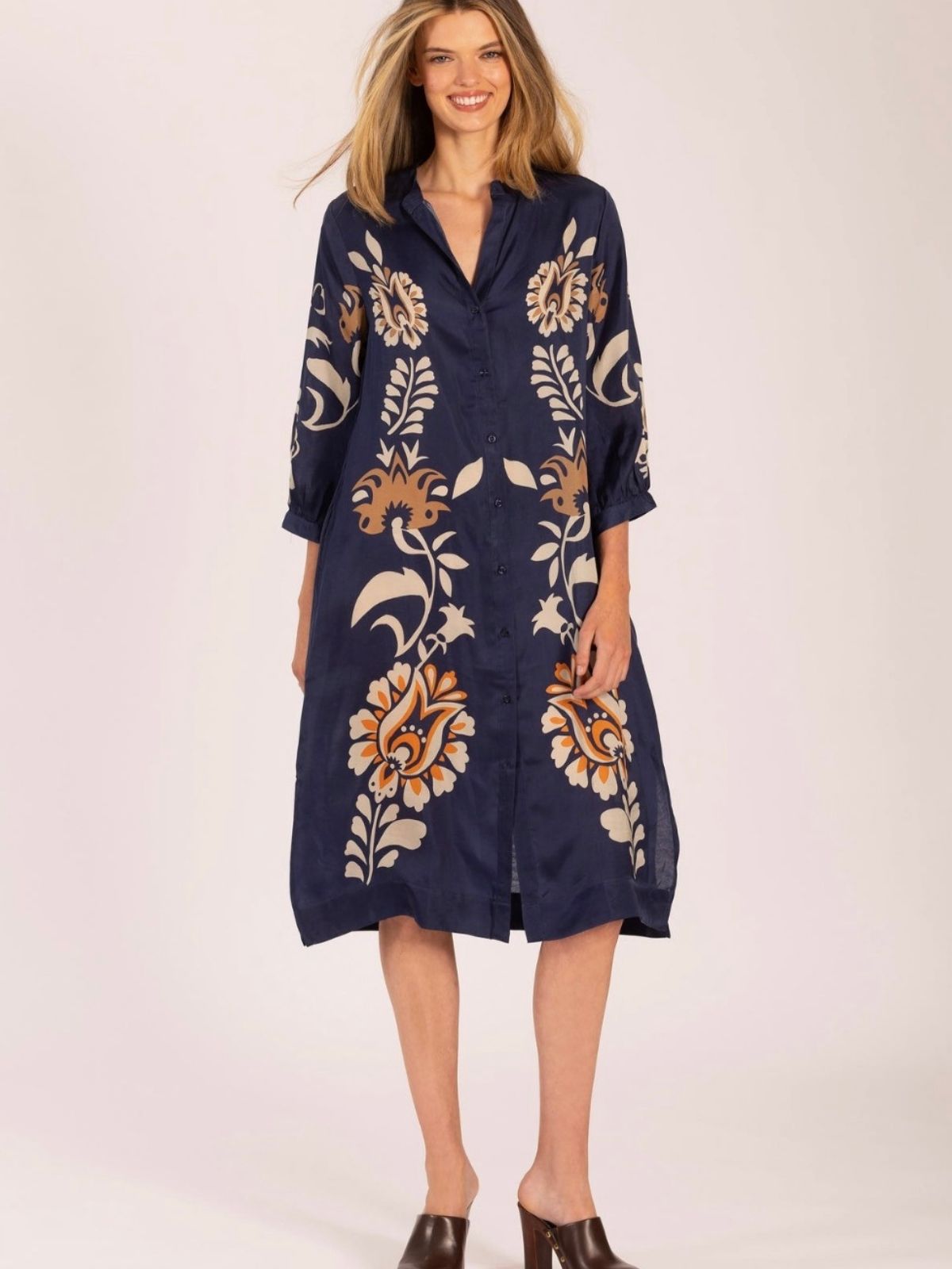 Cirque Midi Dress | Navy