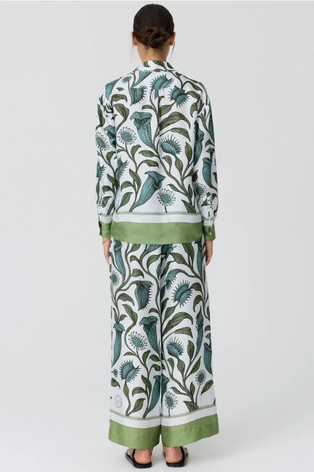 Linne Shirt | Linne Border Print